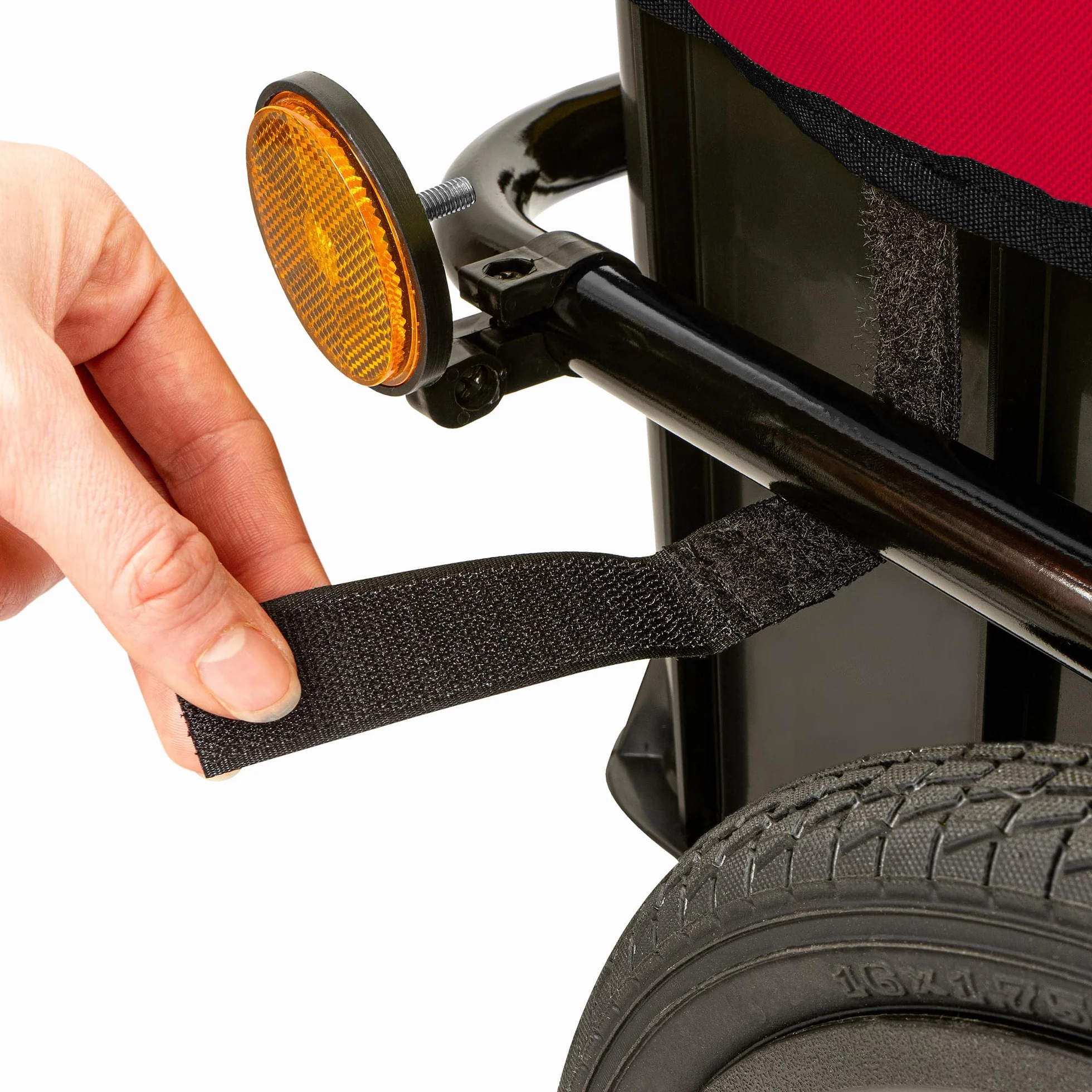 Zelsius Przyczepa rowerowa do transportu | 68 l | wózek rowerowy, przyczepka do roweru, przyczepa ładunkowa z plastikową tacą, torba transportowa