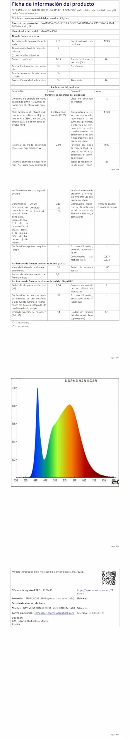 Klighten Lampa ścienna LED 24 W, na zewnątrz, wodoodporna, IP65, regulowana aluminiowa lampa ścienna, nowoczesne oświetlenie zewnętrzne, zasilanie sieciowe, do wejścia, ogrodu, na taras, 1500 lm
