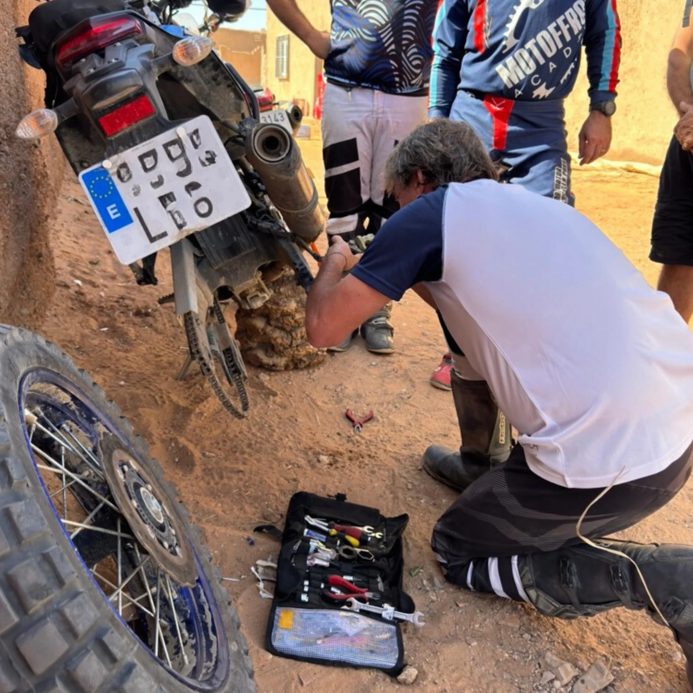 ODINSBERG Torba na narzędzia motocyklowa z systemem MOLLE, organizer na rolkę 56 pętli