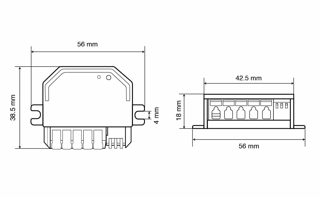 Inteligentny kontroler ściemniacza do taśm LED WiFi Alexa Tuya pilot RF 2,4 GHz 12 V 24 V 48 V