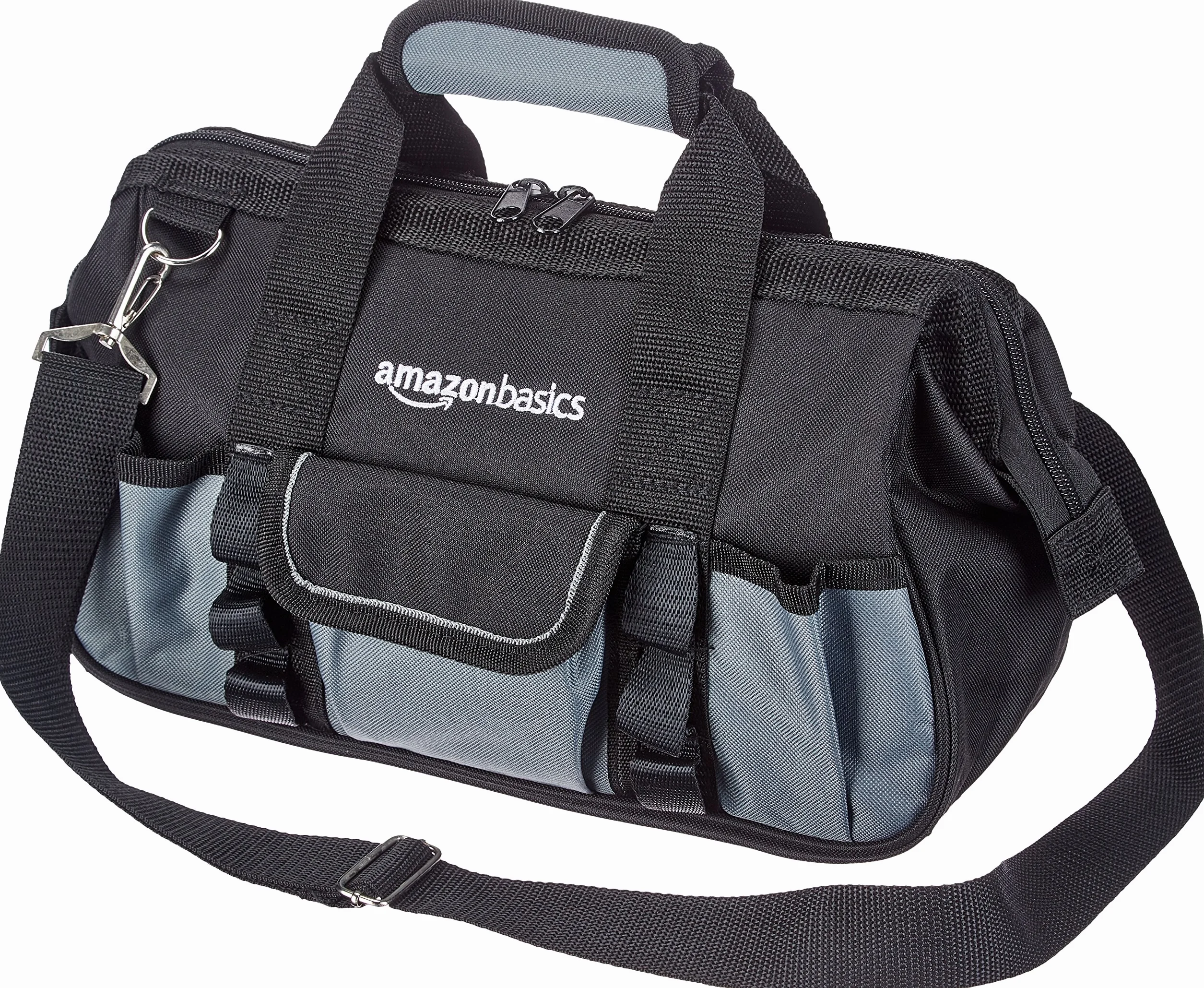 Amazon Basics Torba na narzędzia 32 cm szara srebrna