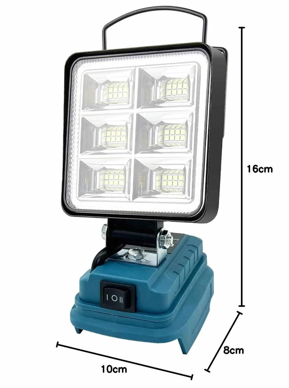 Makita Lampa akumulatorowa LED 18V 48W 4800 lm robocza z 2 USB