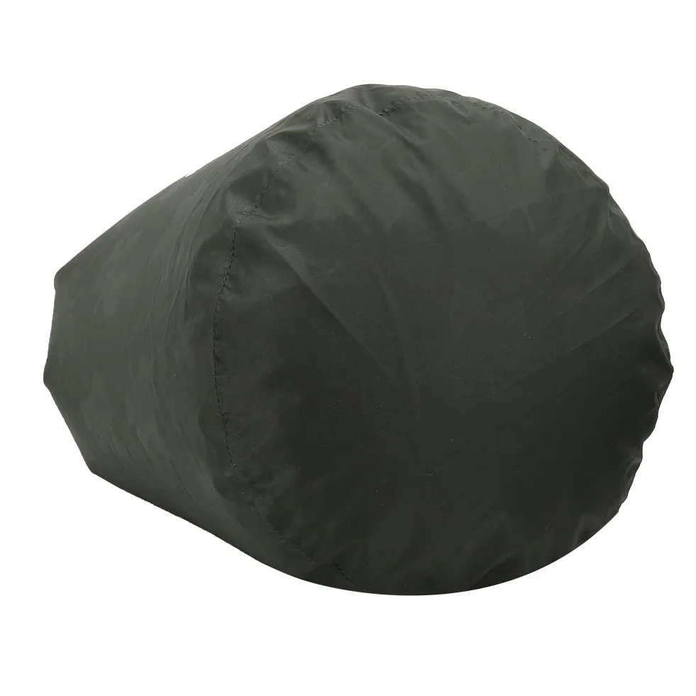 Alomejor PVC Outdoor składana wodoszczelna torba do przechowywania na kemping, wędrówki, plażę, z klamrą do wspinaczki górskiej, Nadruk w kolorze zielonym, 5 l