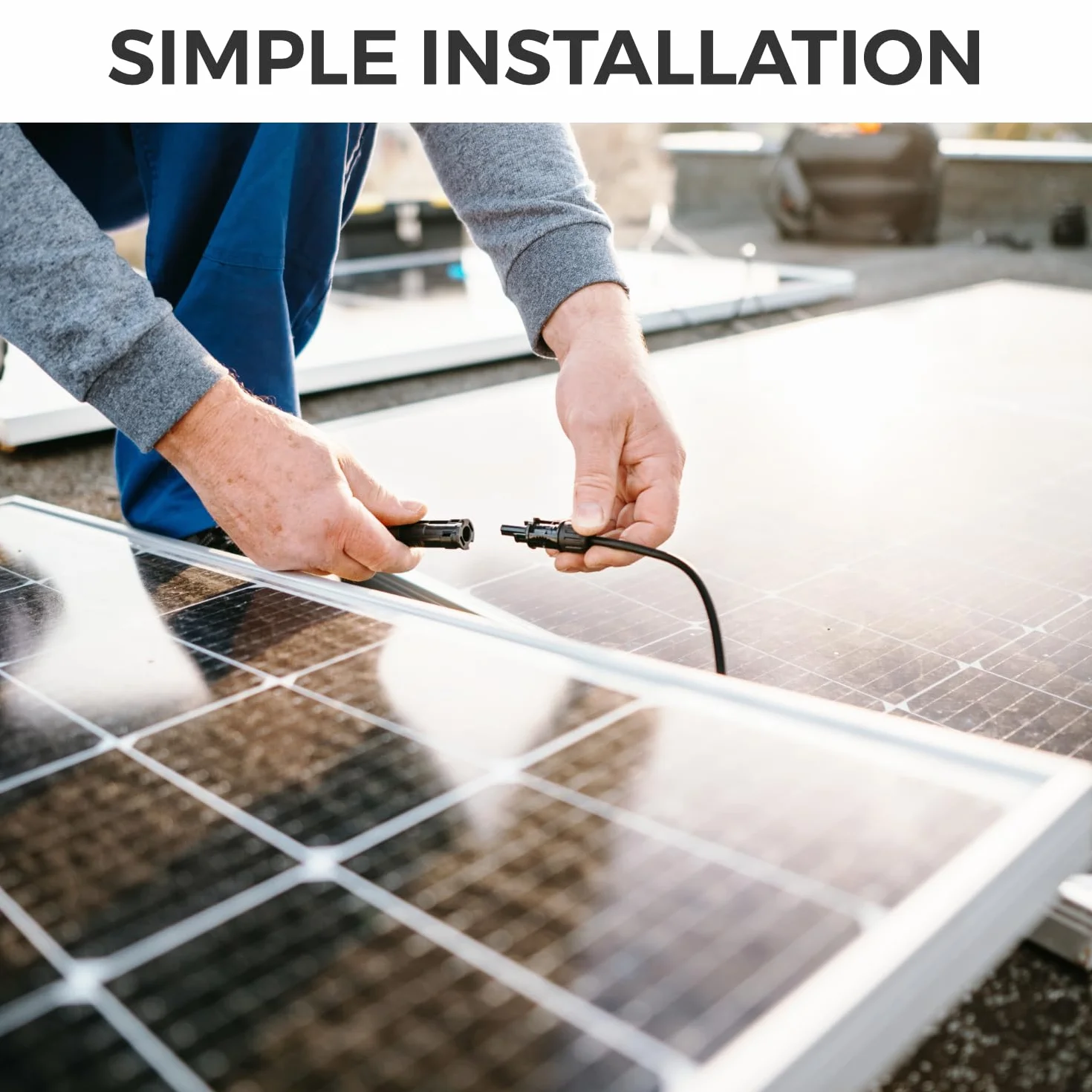 deleyCON 2m PV4 Kabel Solarny 6mm² 1kV AC 1.5kV DC Odporny na UV IP68
