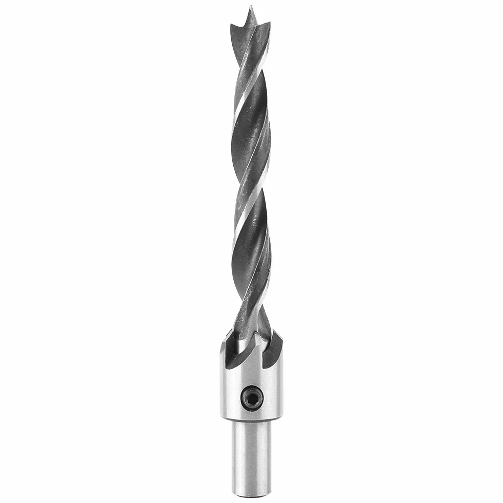 Zestaw wierteł HSS 5-7 sztuk 3mm-10mm z kluczem hex do drewna