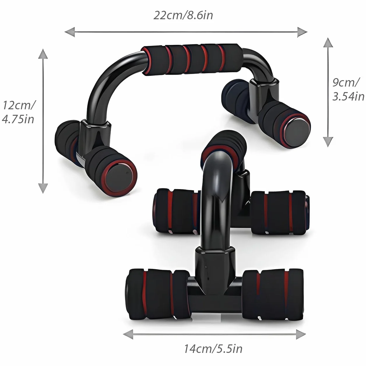Pushup Bars Stojaki Zestaw Uchwytów, Trening Fitness Naciśnij Up Ćwiczenia Mięśni, Ćwiczenia domowe dla mężczyzn/kobiet