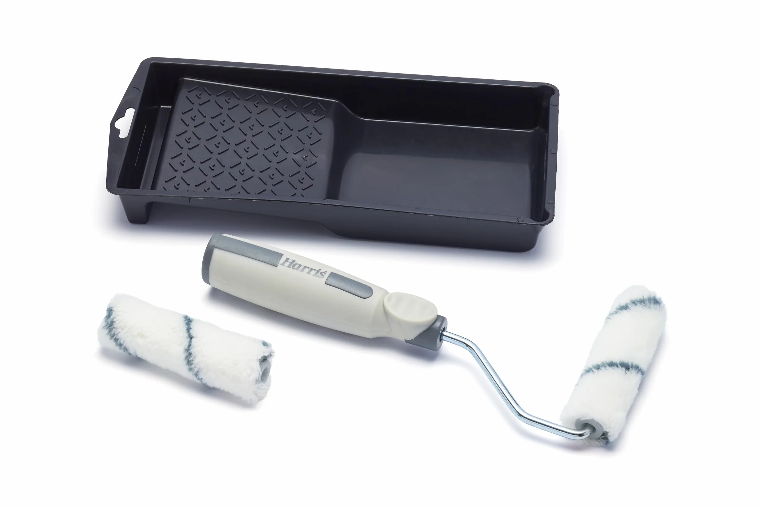 Harris mini zestaw ściany i sufity 10 cm, taca, 4 ramy, 8 średnie runo tulejki rolkowe