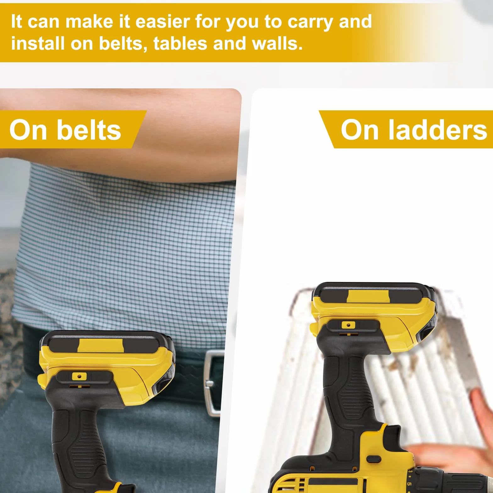 Dewalt Zaczepy do Paska Stal Nierdzewna 10 szt. Pasuje do 20V DCD985 DCD980