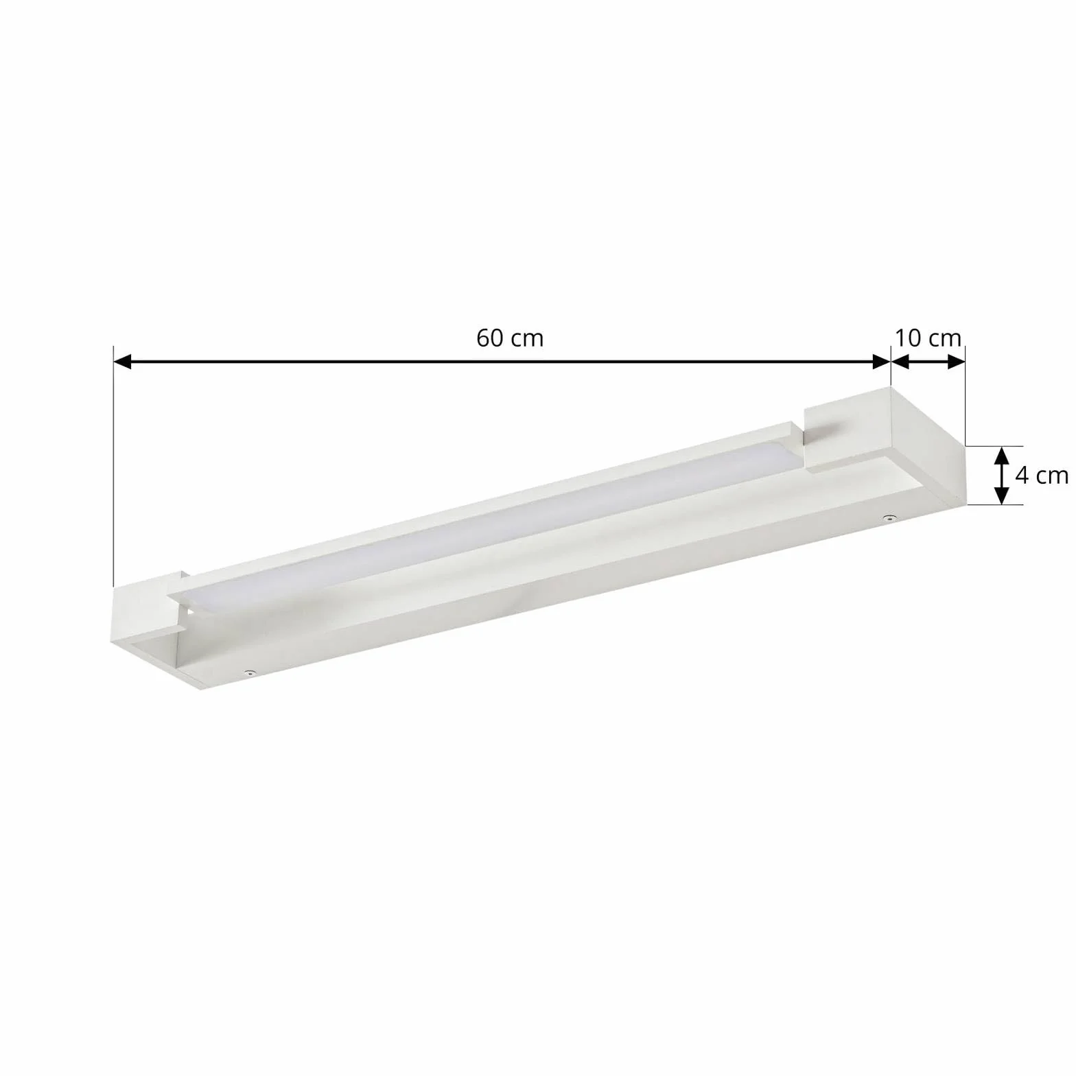 Arcchio kinkiet LED Jora biały opal aluminium nowoczesny do łazienki