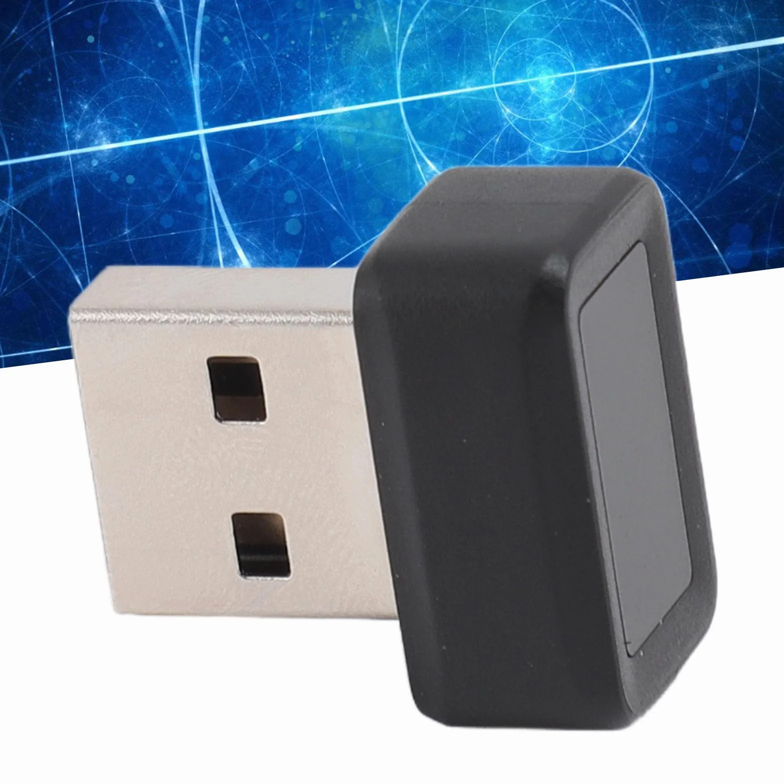 Czytnik Linii Papilarnych USB Biometryczny Skaner 360° do Szyfrowania Plików 10 Odcisków Palców