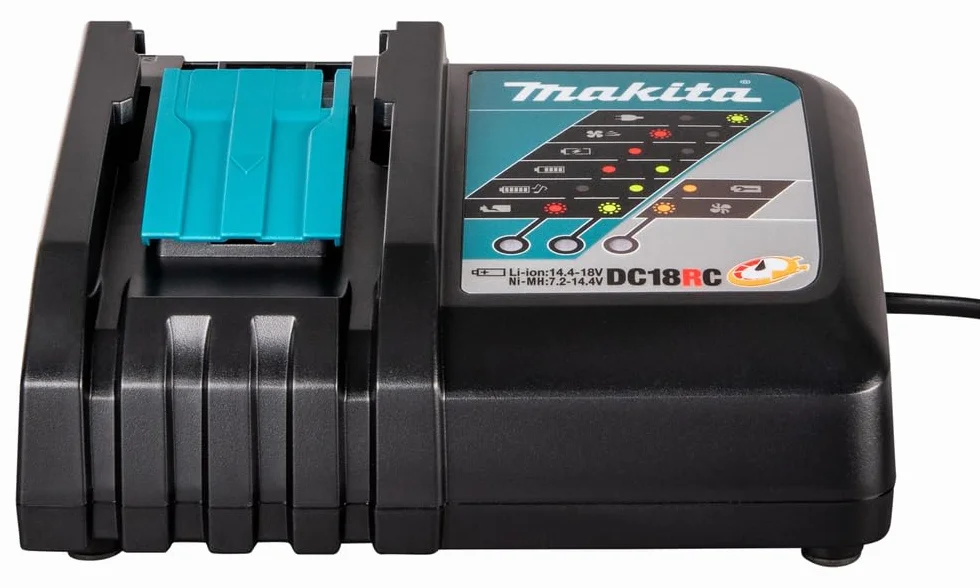Makita DC18RC Ładowarka Akumulatora 240 V 14,4 V 18 V Czarny