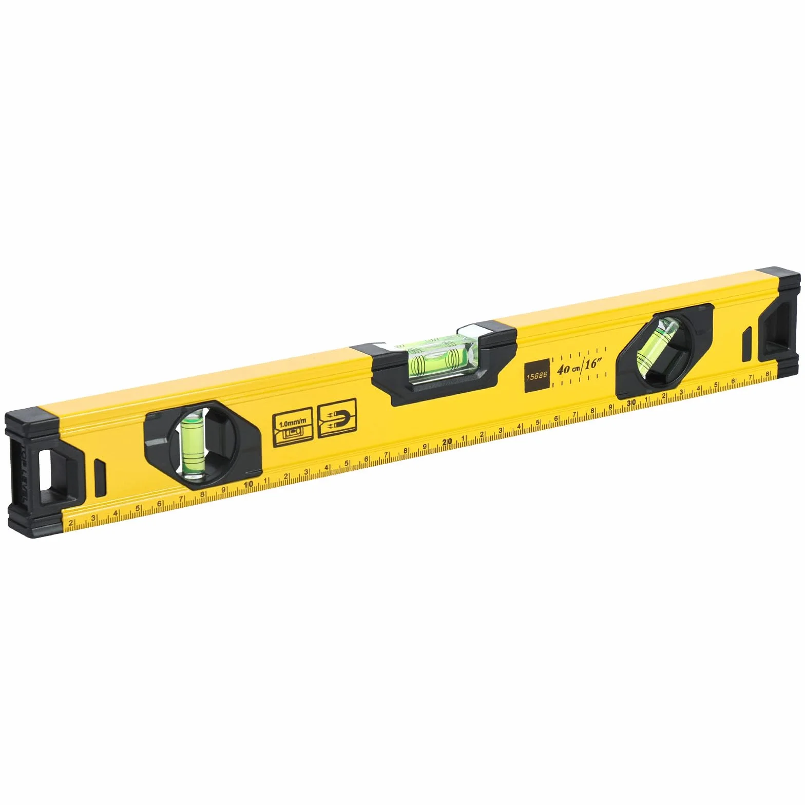 Flintronic Poziomica magnetyczna 40 cm, profil aluminiowy, 3 libelki 45°/90°/180°
