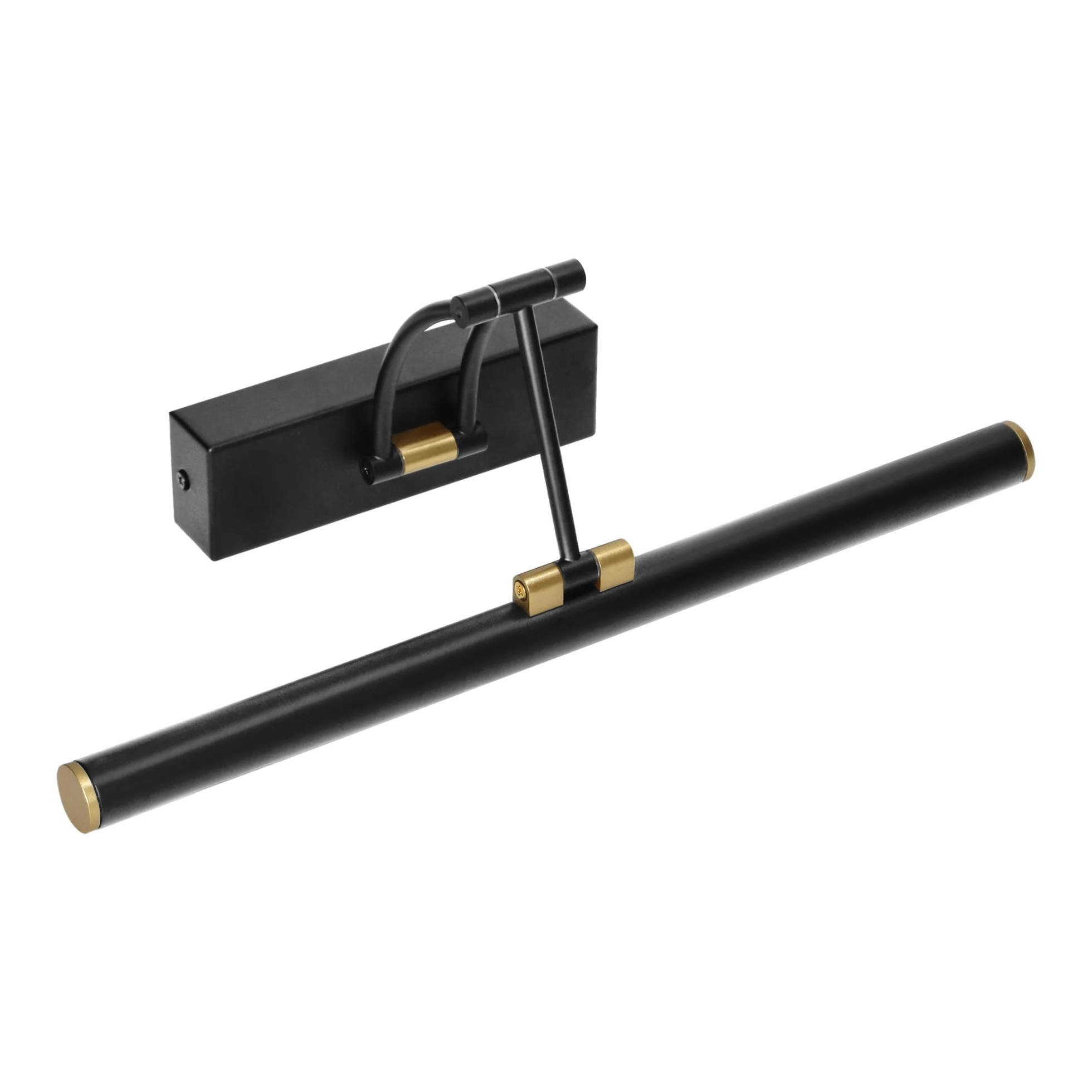 Lampa nad Lustro Kinkiet Łazienkowy IP44 Czarny 40cm 7W 770lm Neutralny Biały