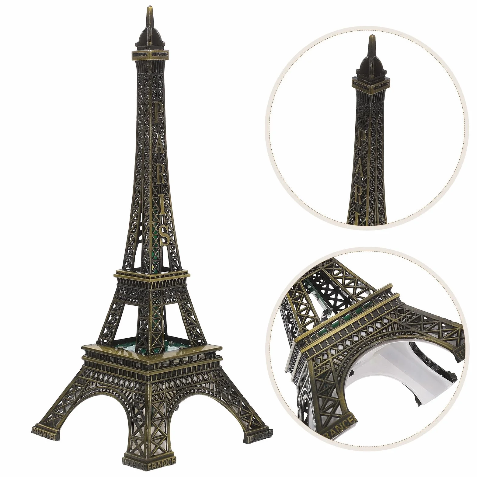 Lampa LED Wieża Eiffel Dekoracyjna Metal Stare Złoto Romantyczna Świetlna Prezent