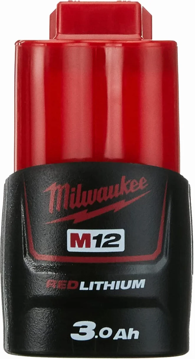 Milwaukee M12B3 Akumulator, Czarny/Czerwony