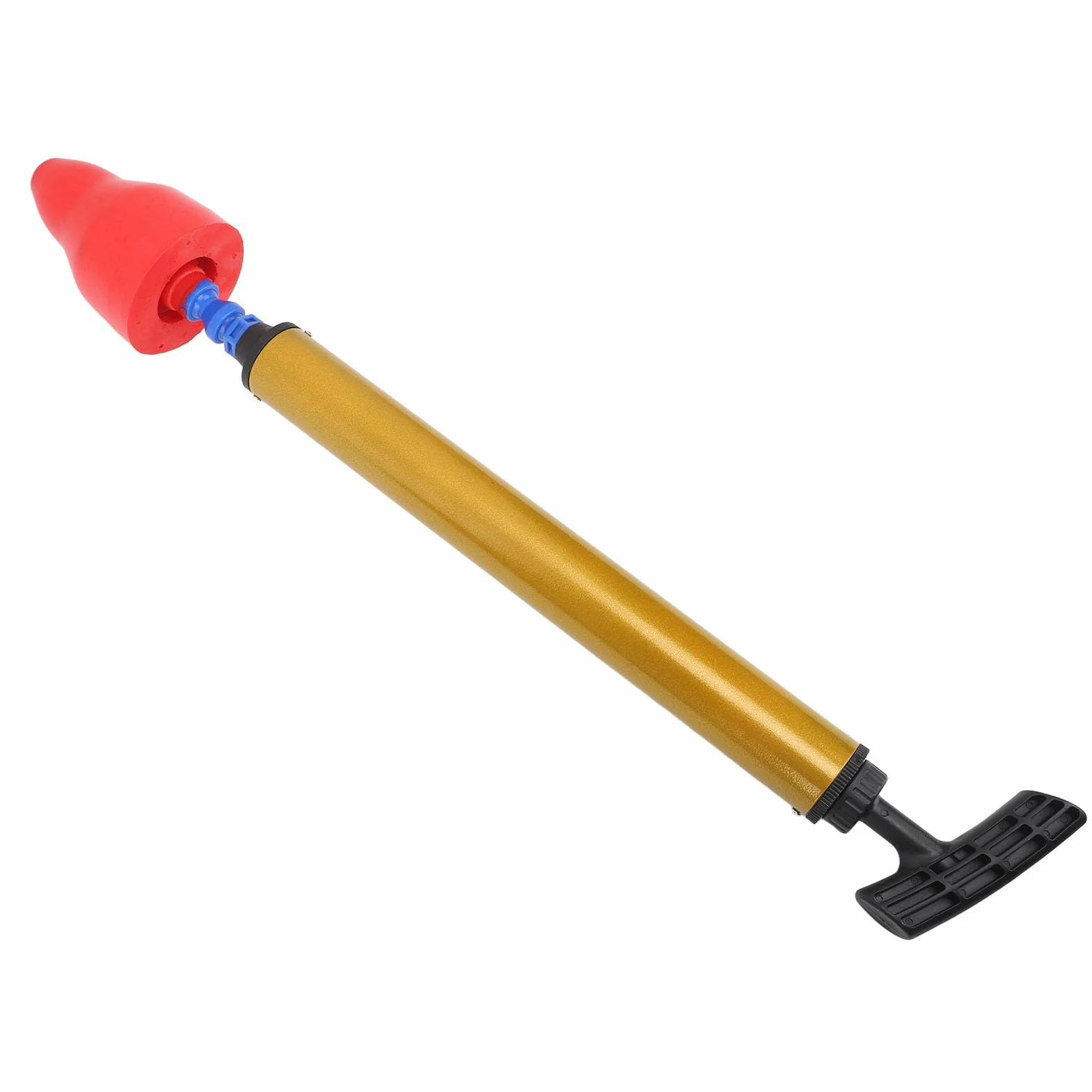 Tłok do Toalety ABS Ergonomiczny Uchwyt Silne Ssanie czerwony