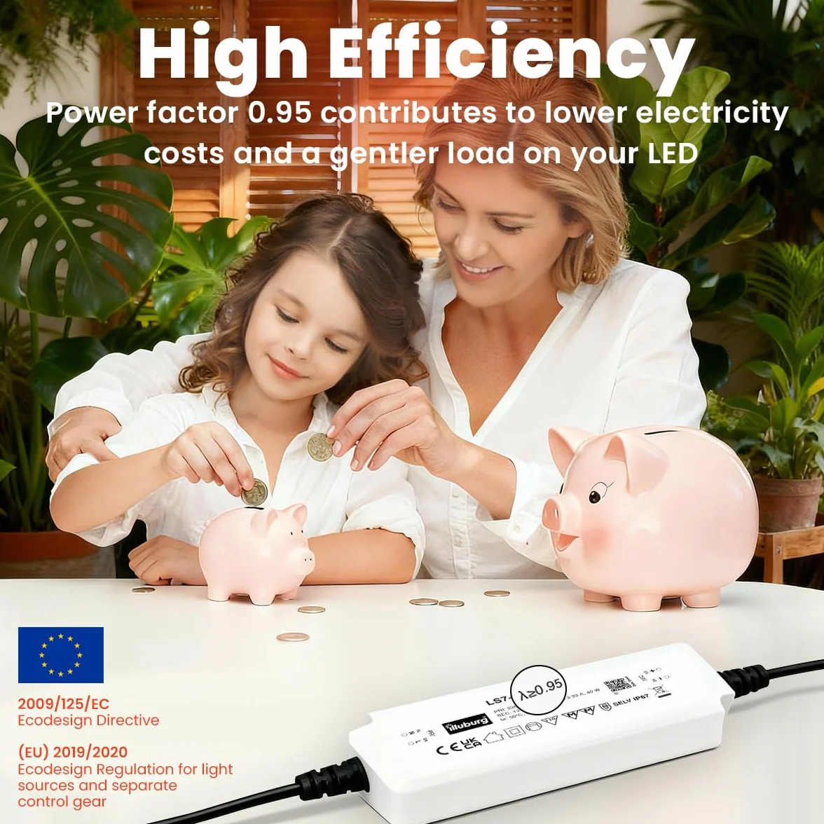 Transformator LED 12V 100W wodoszczelny IP67 zasilacz sieciowy