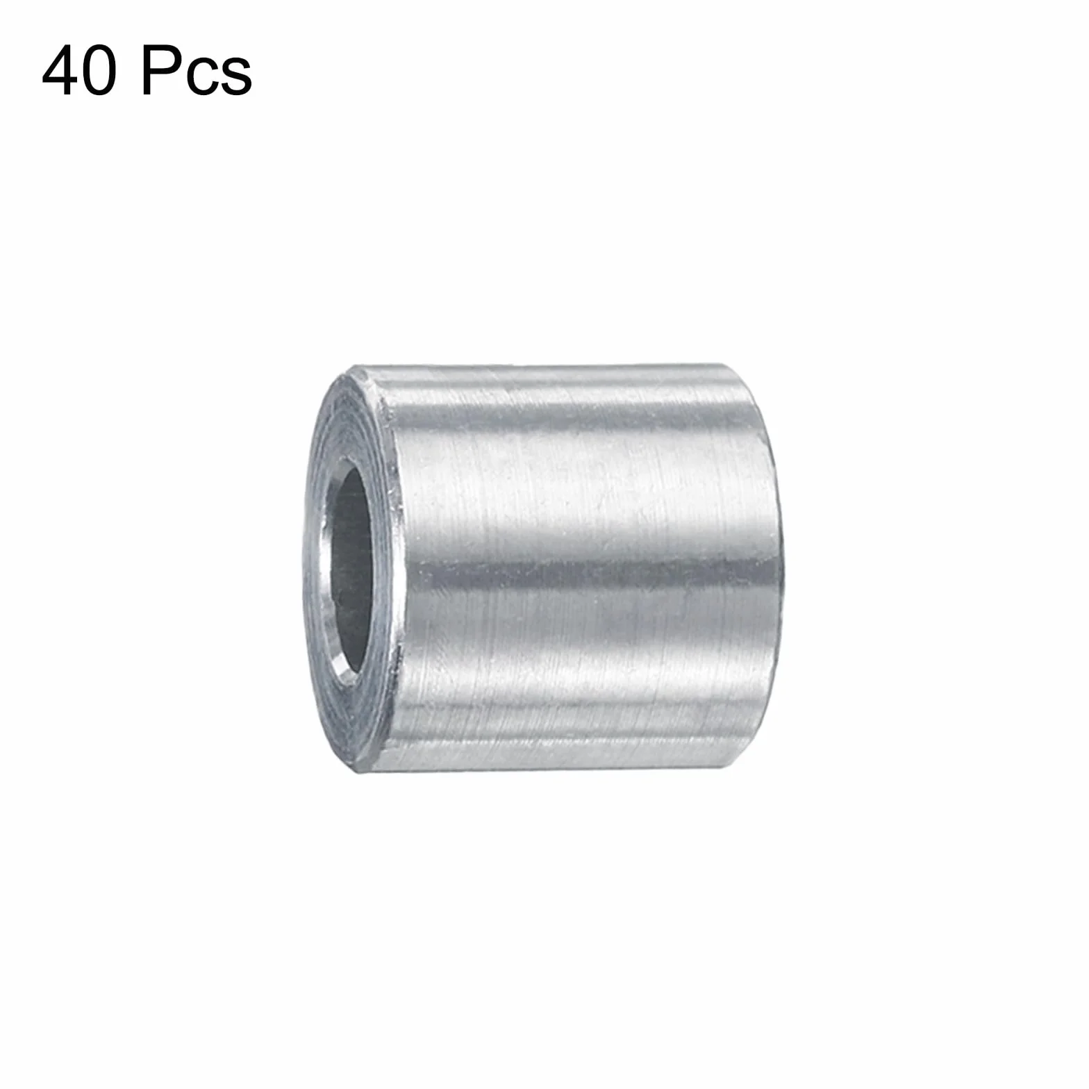 QUARKZMAN 40 sztuk aluminiowych wsporników dystansowych 5 mm otwór x 10 mm x 9 mm tuleja dystansowa M5