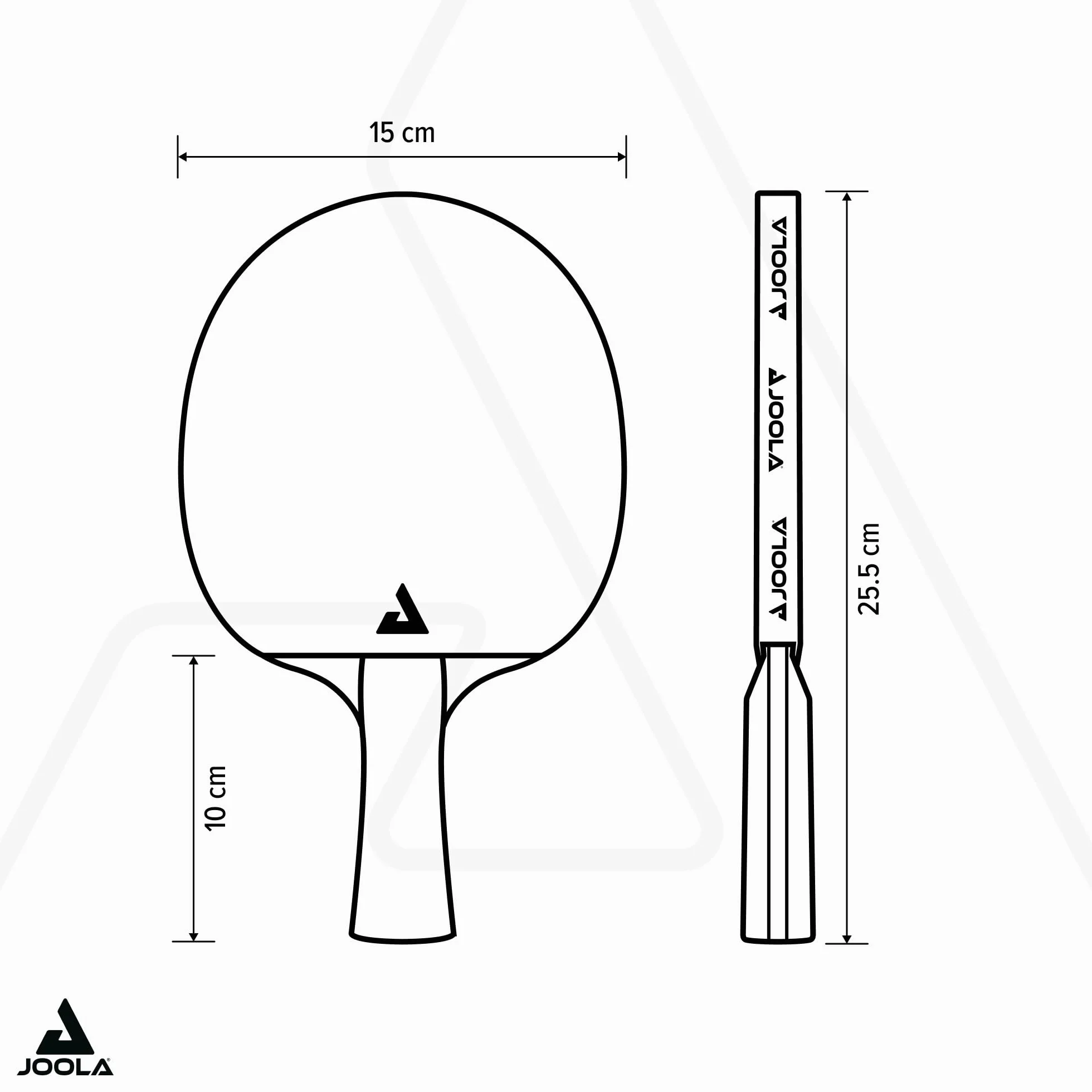 JOOLA Zestaw do tenisa stołowego Duo Carbon - 2 rakiety + 3 piłki + pokrowiec, czerwony/czarny, 6-częściowy