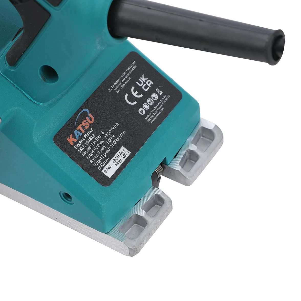 Strug elektryczny 600 W 82 mm głębokość cięcia 1 mm do drewna i mebli