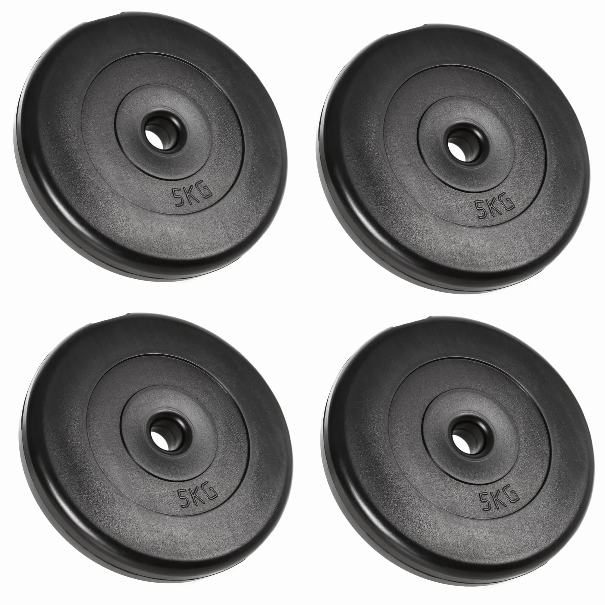 2,5 kg / 5 kg / 10 kg Obciążenia do Sztangi/Hantli 30mm - 10, 15, 20, 30kg Zestaw Talerze Wagowe - Zestaw Obciążeń Bitumicznych