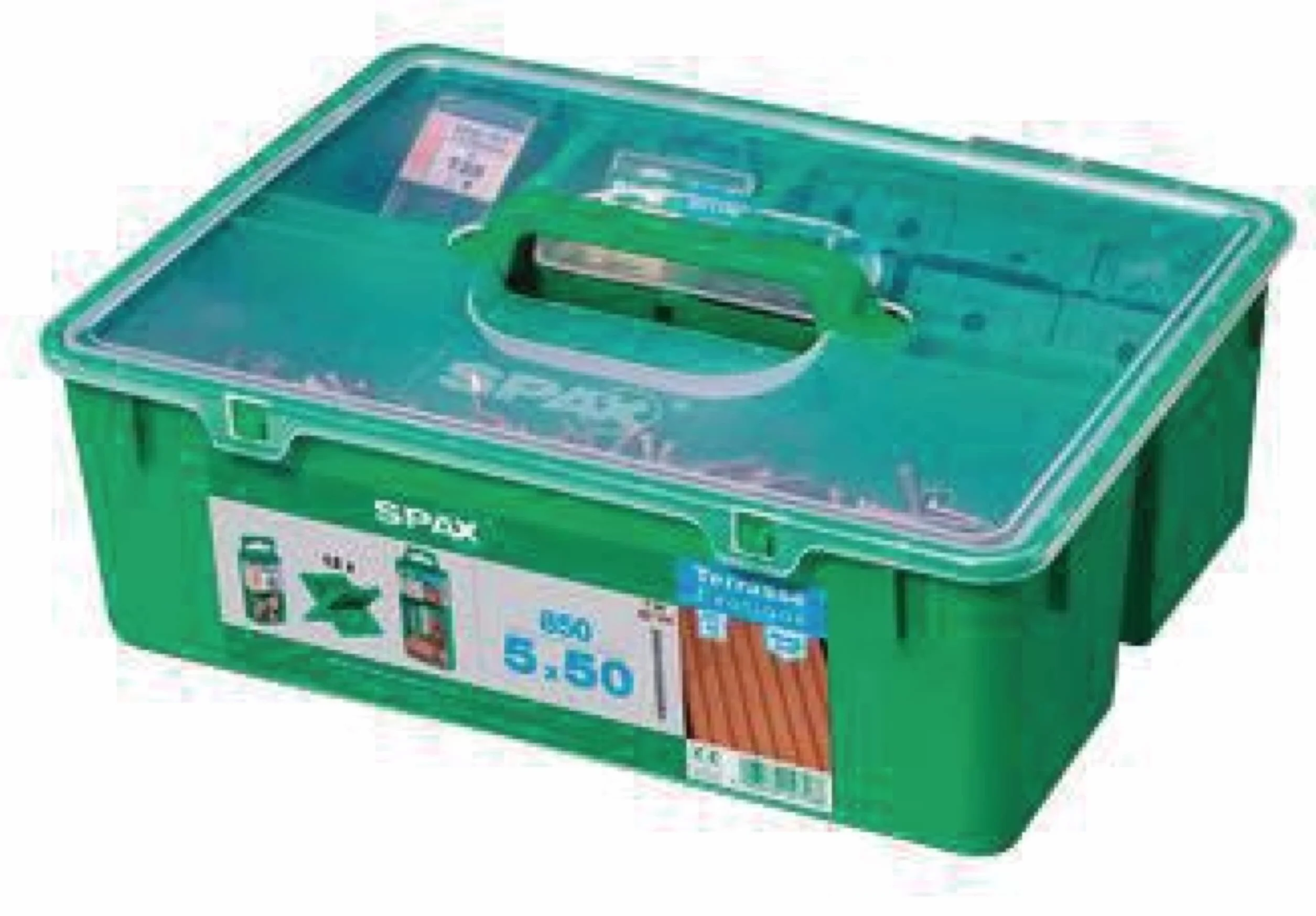 SPAX Zestaw tarasowy z drewna iglastego 850 śrub 4,5x60 A2