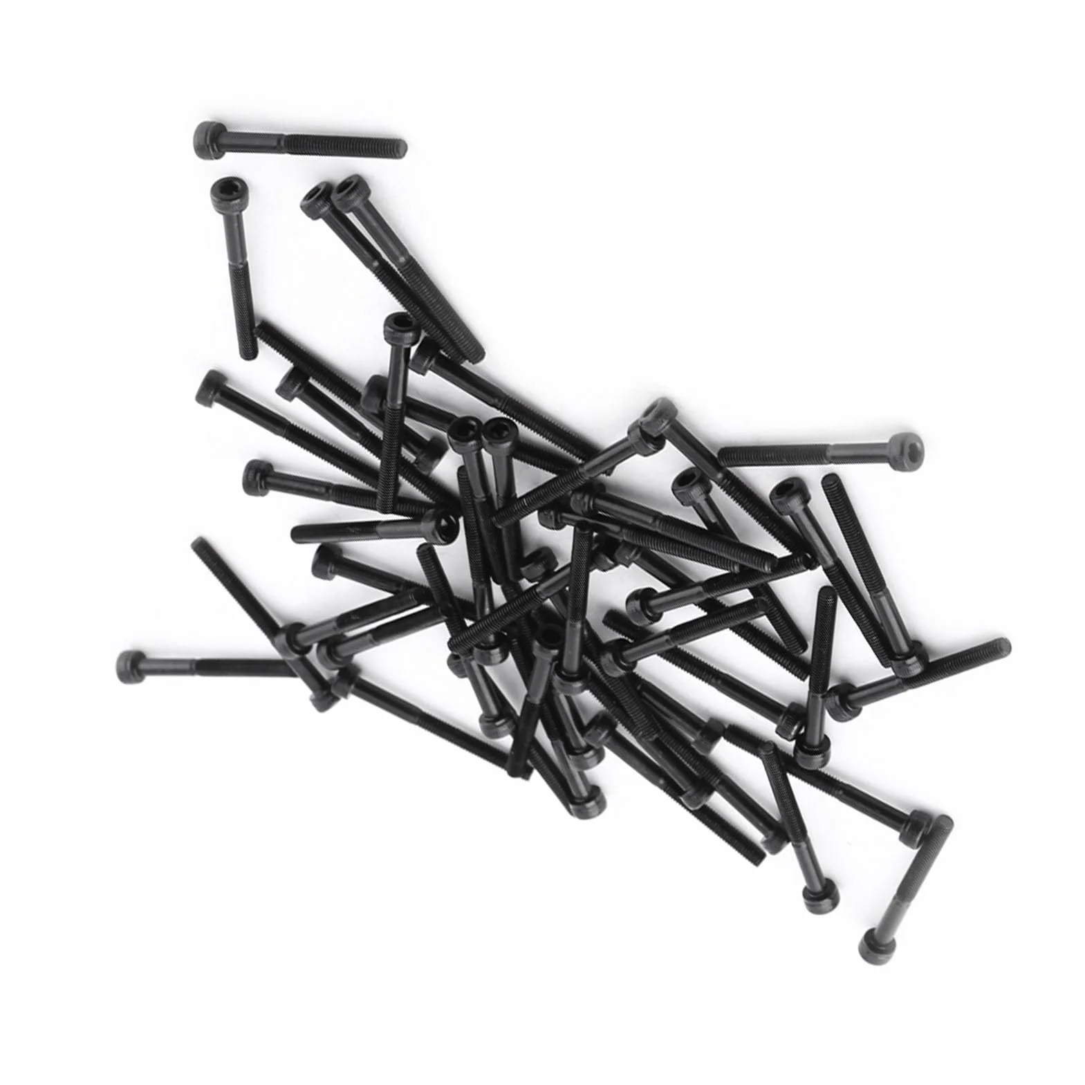 Śruba M3 czarna z łbem walcowym 12.9 30mm 50 sztuk