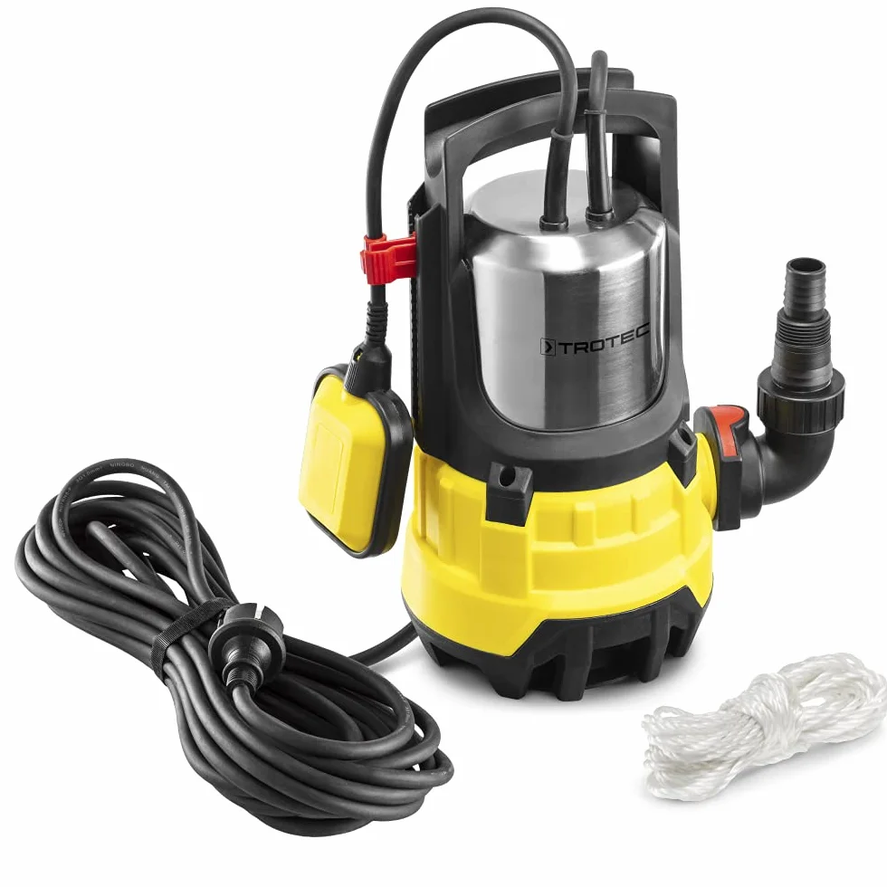 TROTEC Pompa zanurzeniowa TWP 11000 ES - wydajność 20000 l/h, moc 1100 W, głębokość zanurzenia maks. 7 m