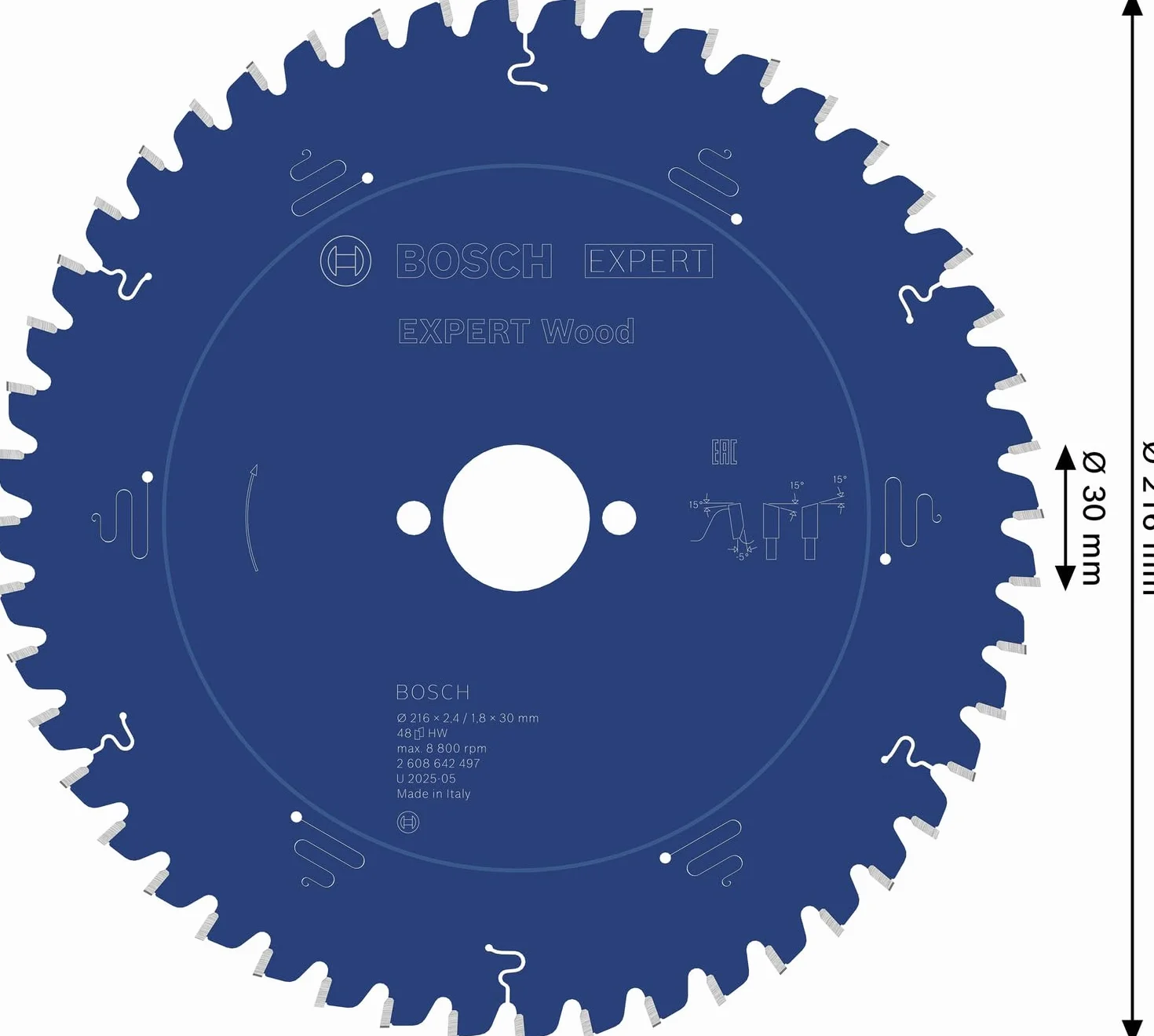 Bosch EXPERT Wood Tarcza pilarska do przewodowych ukośnic Ø mm Professional