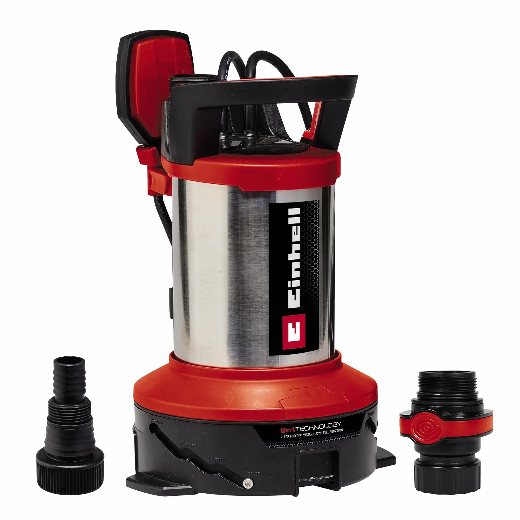 Einhell GE-DP 7535 N LL ECO pompa do brudnej wody 2 w 1 750 W Ø 35 mm 18 500 l/h Quick-Connector