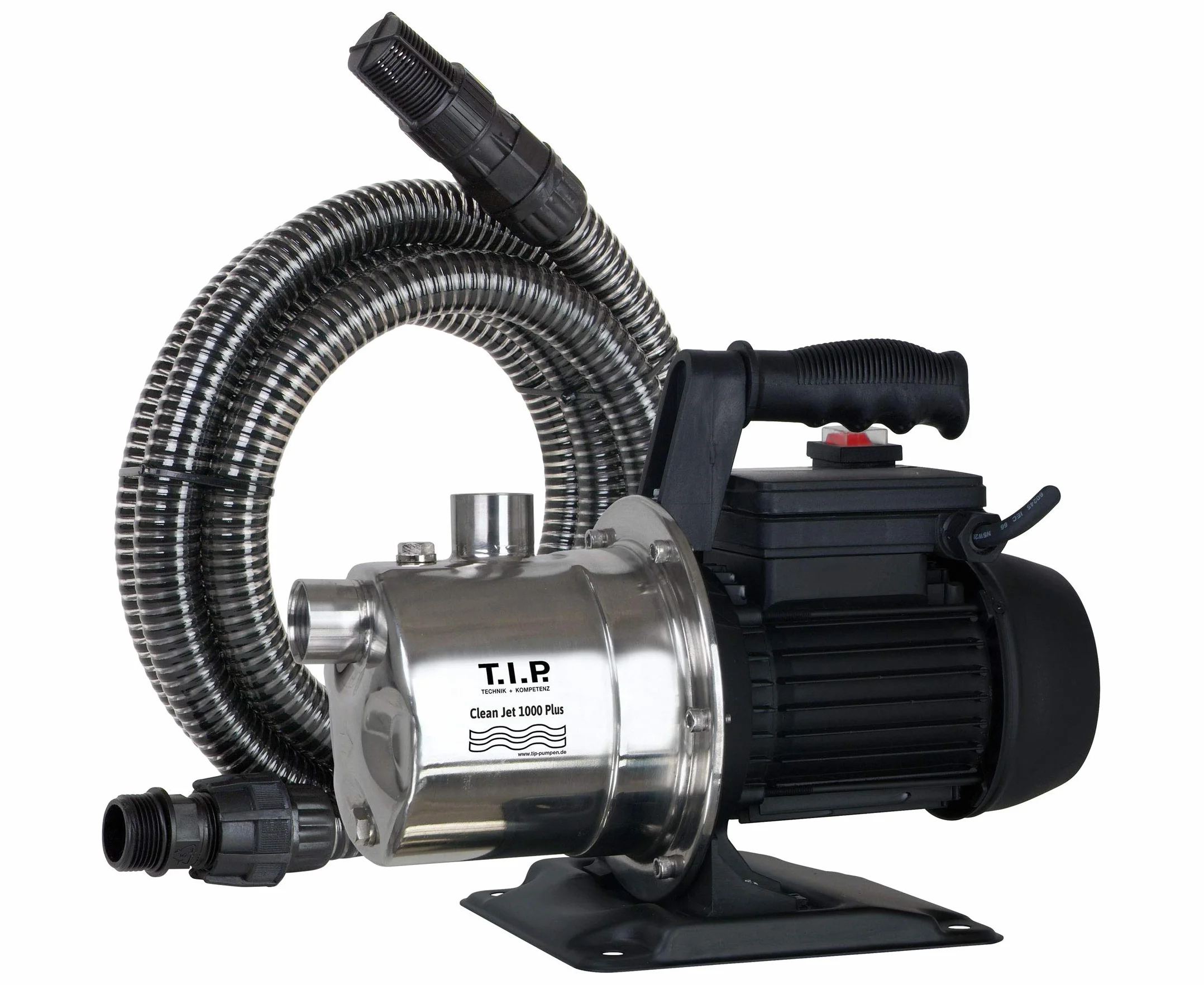 T.I.P. Pompa ogrodowa Clean Jet 1000 Plus ze stali nierdzewnej 800W 3300 l/h 46 m 4,6 bar