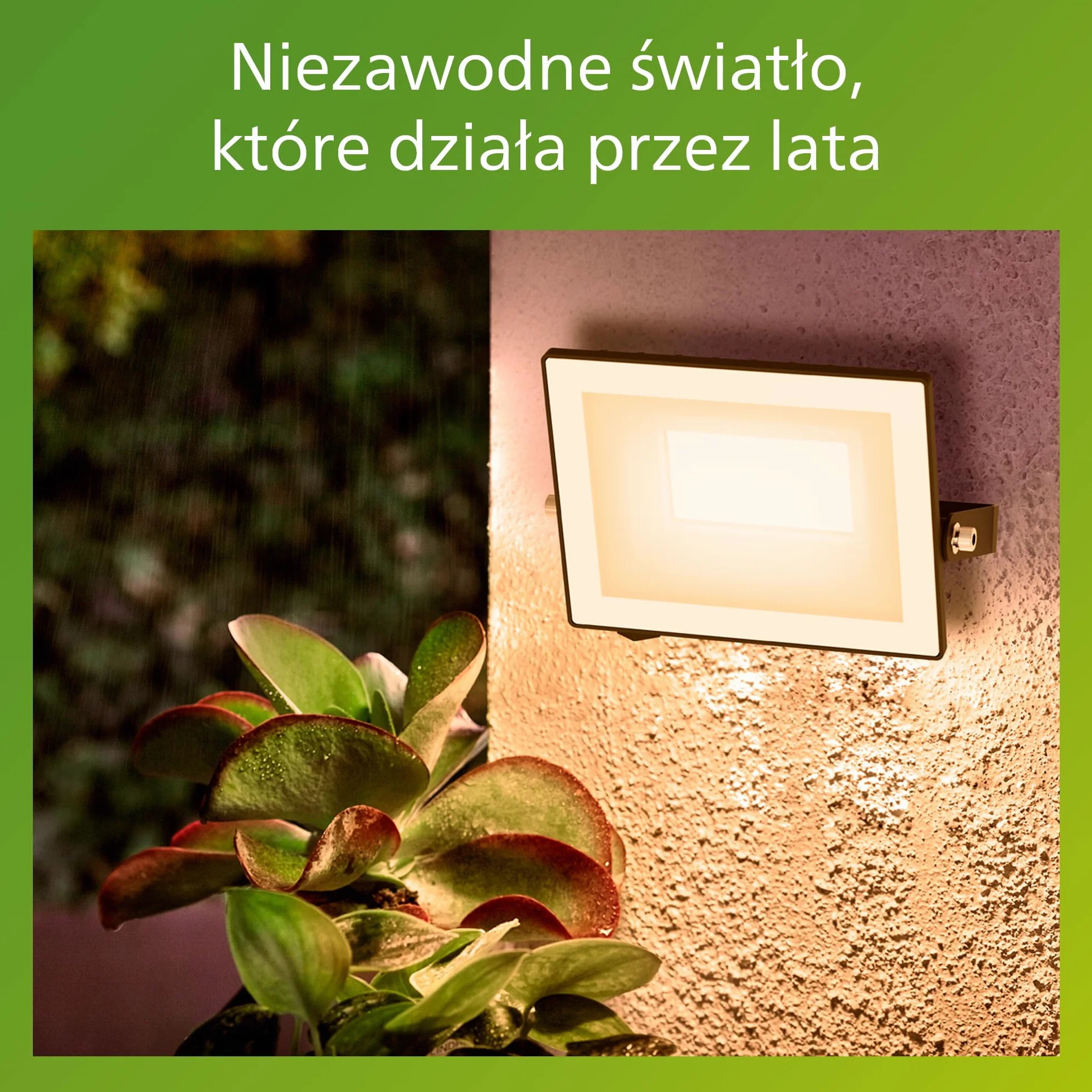 Philips Lois Zewnętrzna Lampa Floodlight 20W 3000K Czarna