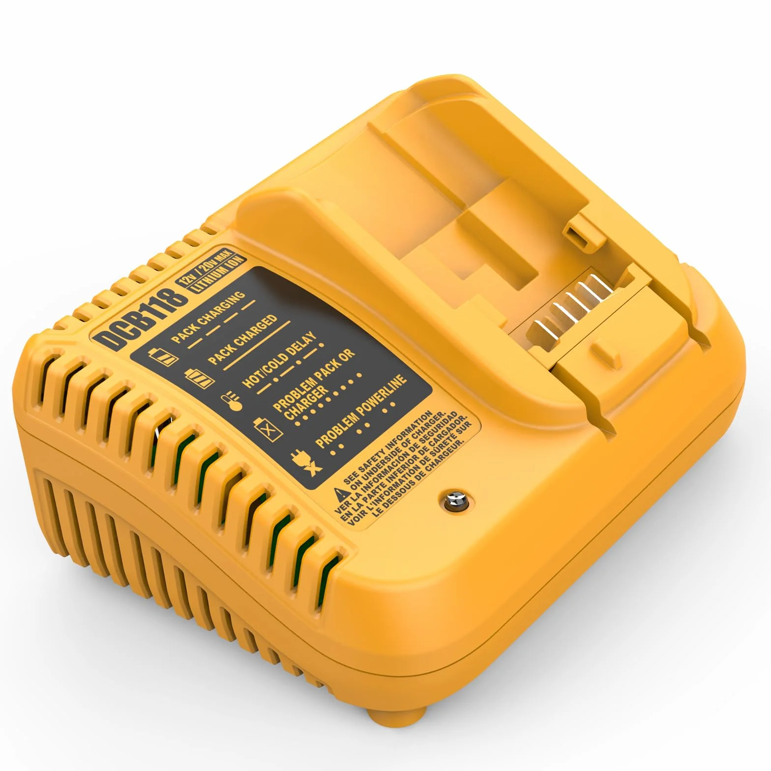 DCB118 szybka ładowarka akumulatora 12V/20V MAX litowo-jonowa
