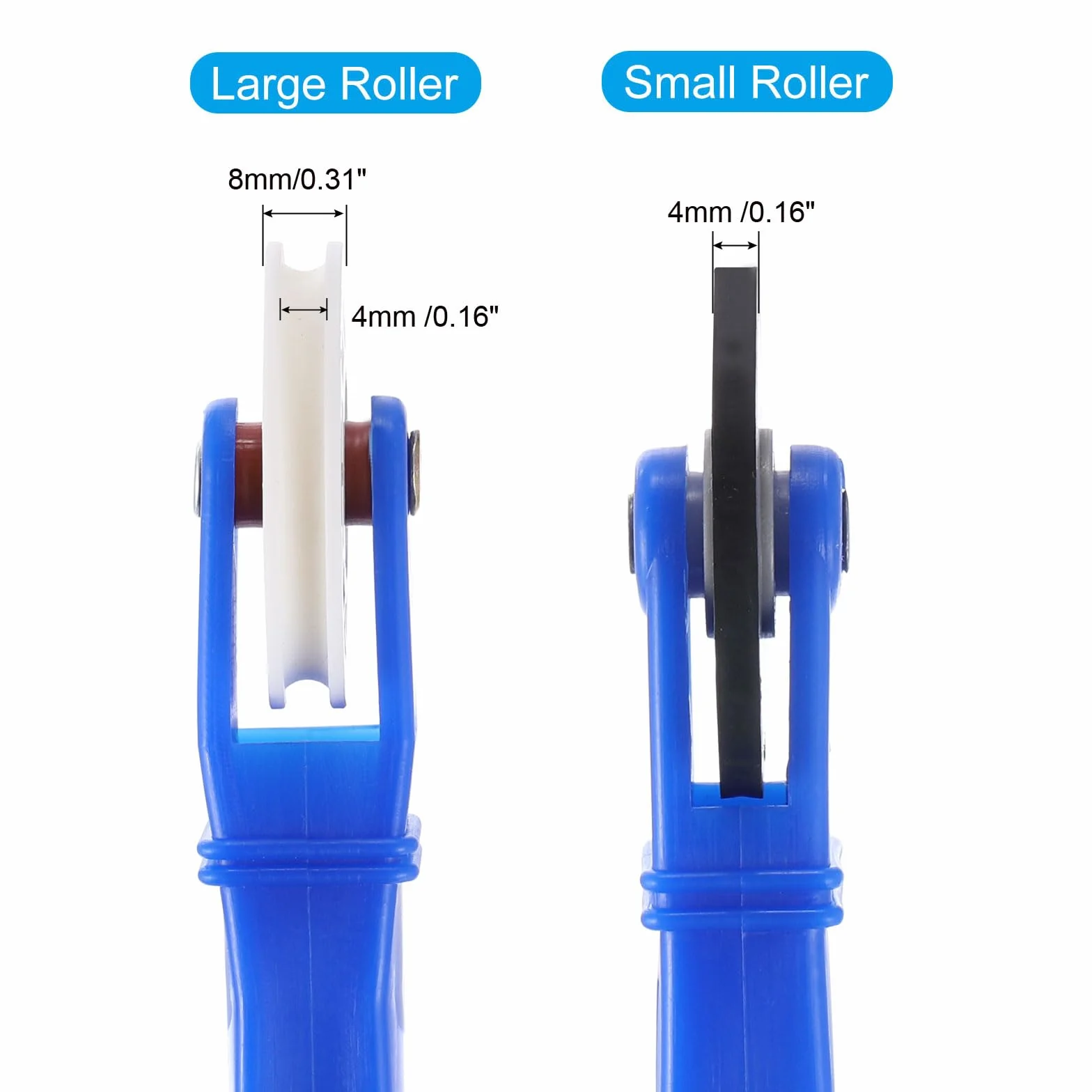 PATIKIL narzędzie do rolowania taśmy LED, koła płaskie/U, plastikowy uchwyt, 5-10mm