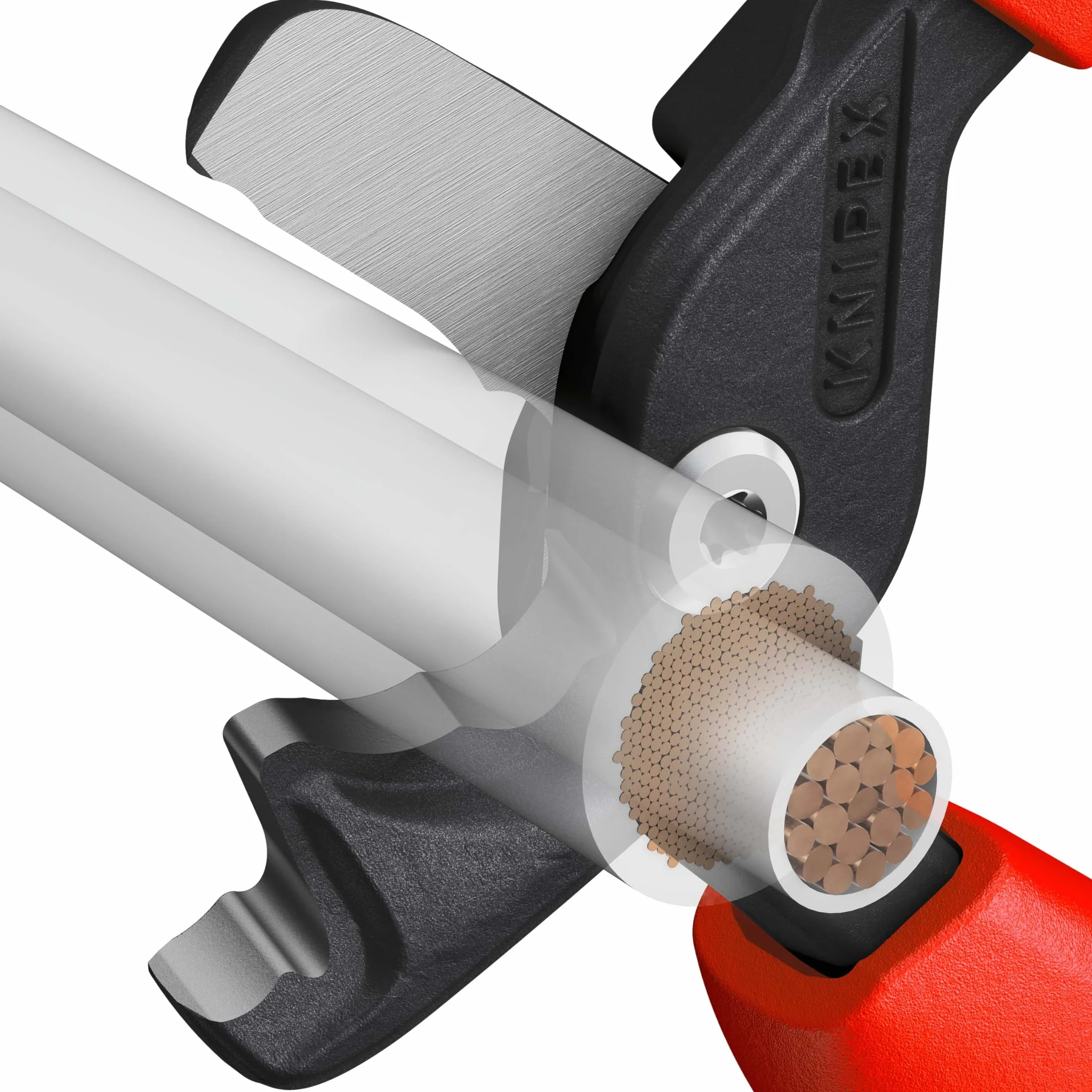 KNIPEX StepCut XL Nożyce do kabli 225 mm 95 12 225