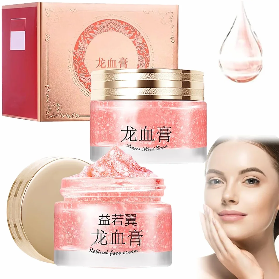 2 sztuki Cream Dragon S Blood, Dragon's Blood Easy Cream, krem wybielający smocze krwi, smoczy krem do twarzy, smoczy krem dla dziewczynek – pielęgnacja nawilżająca i młodzieńczy blask