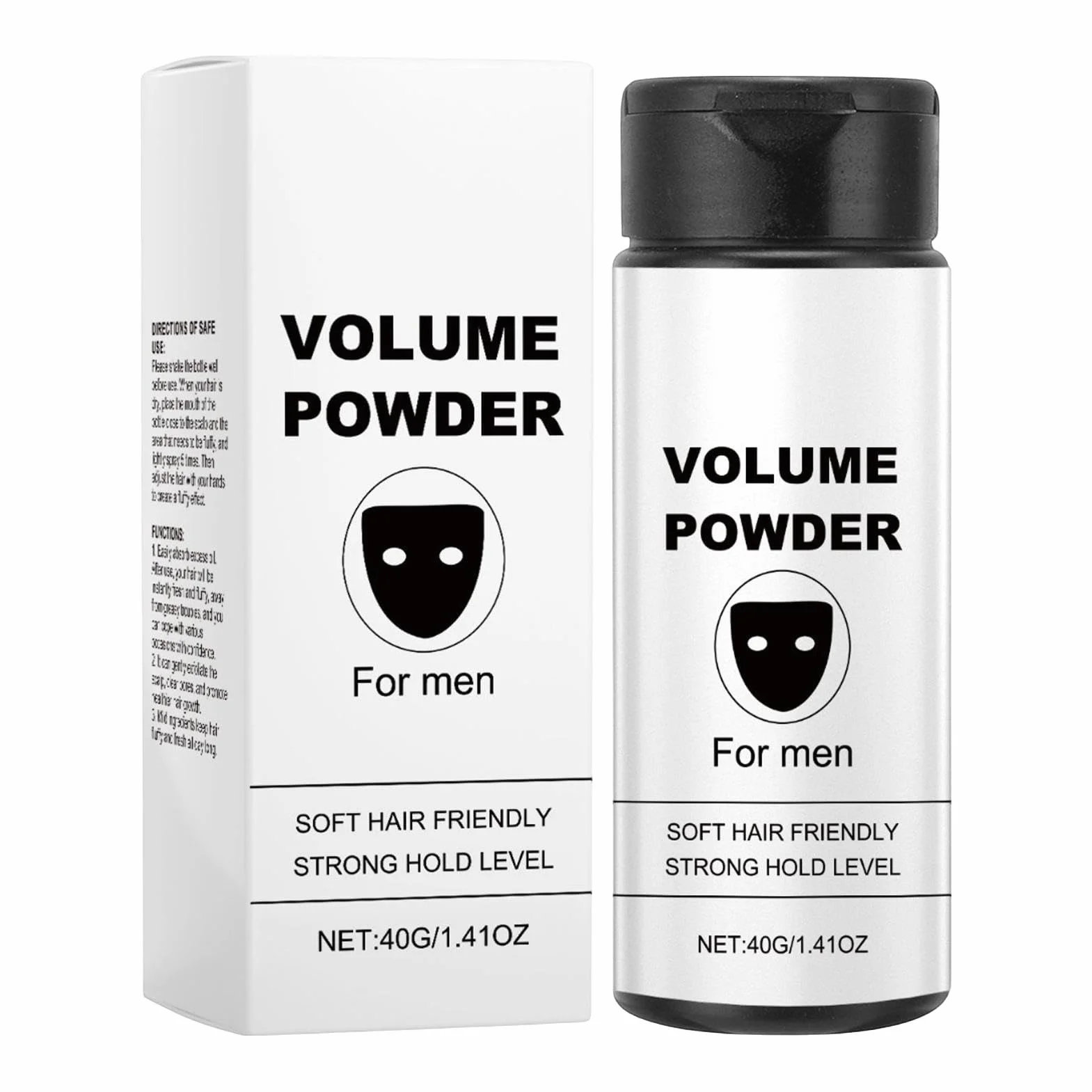 Hair Texture Powder, Natural Look, Easy to Apply Men's Styling Powder, Portable Hair Volume Boost, Long-lasting Hold, Perfect for Business Trips, Appointments