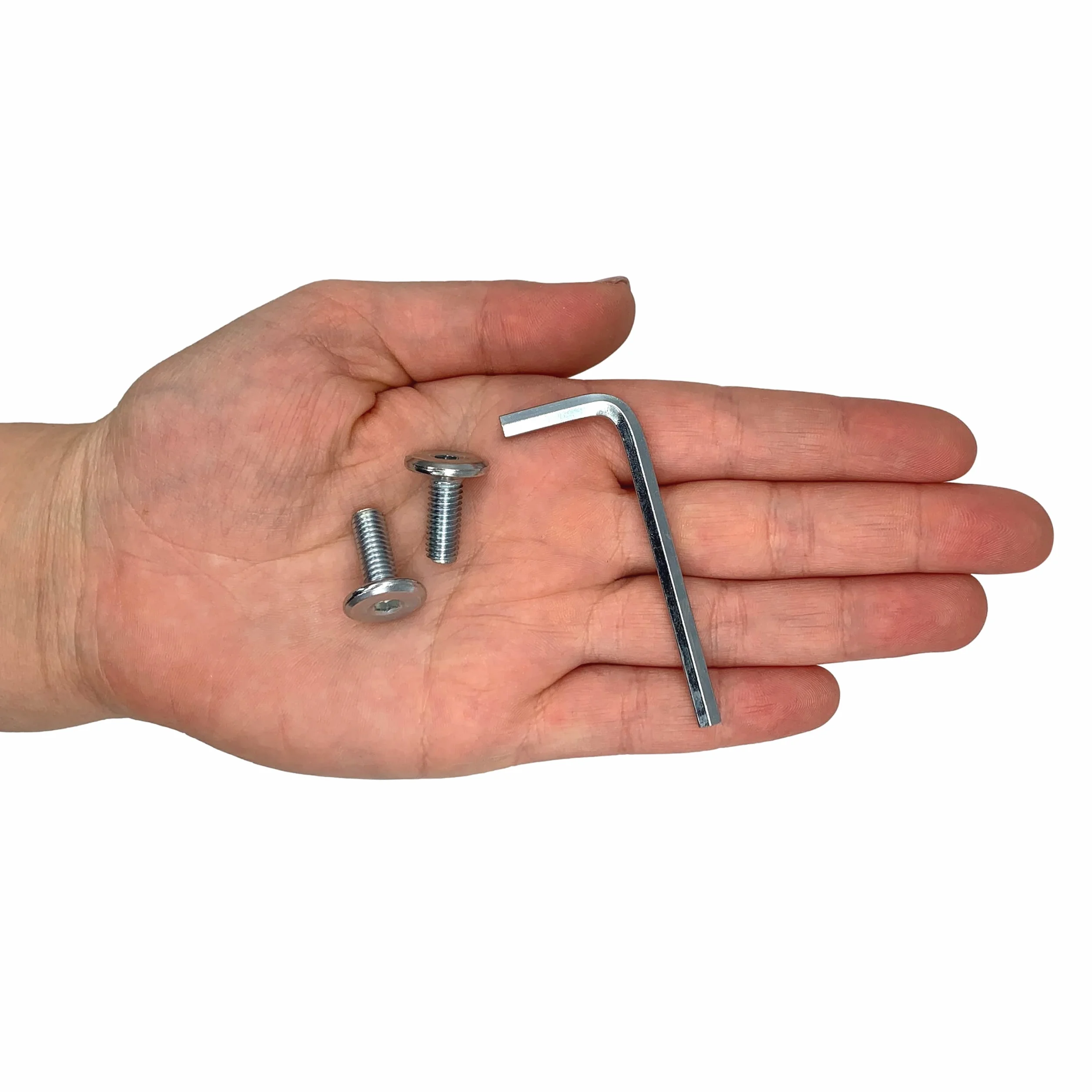 Śruby łączące ze stali ocynkowanej M6 x 16 mm, śruby sześciokątne imbusowe