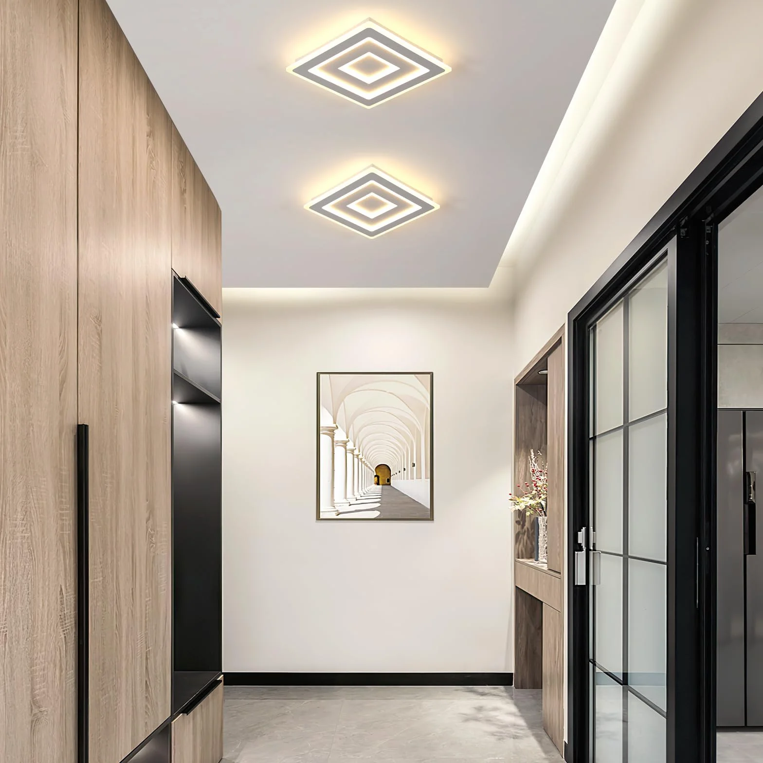 Comely Lampa Sufitowa LED 42W 4725LM 30cm 3000K Białe Akrylowe