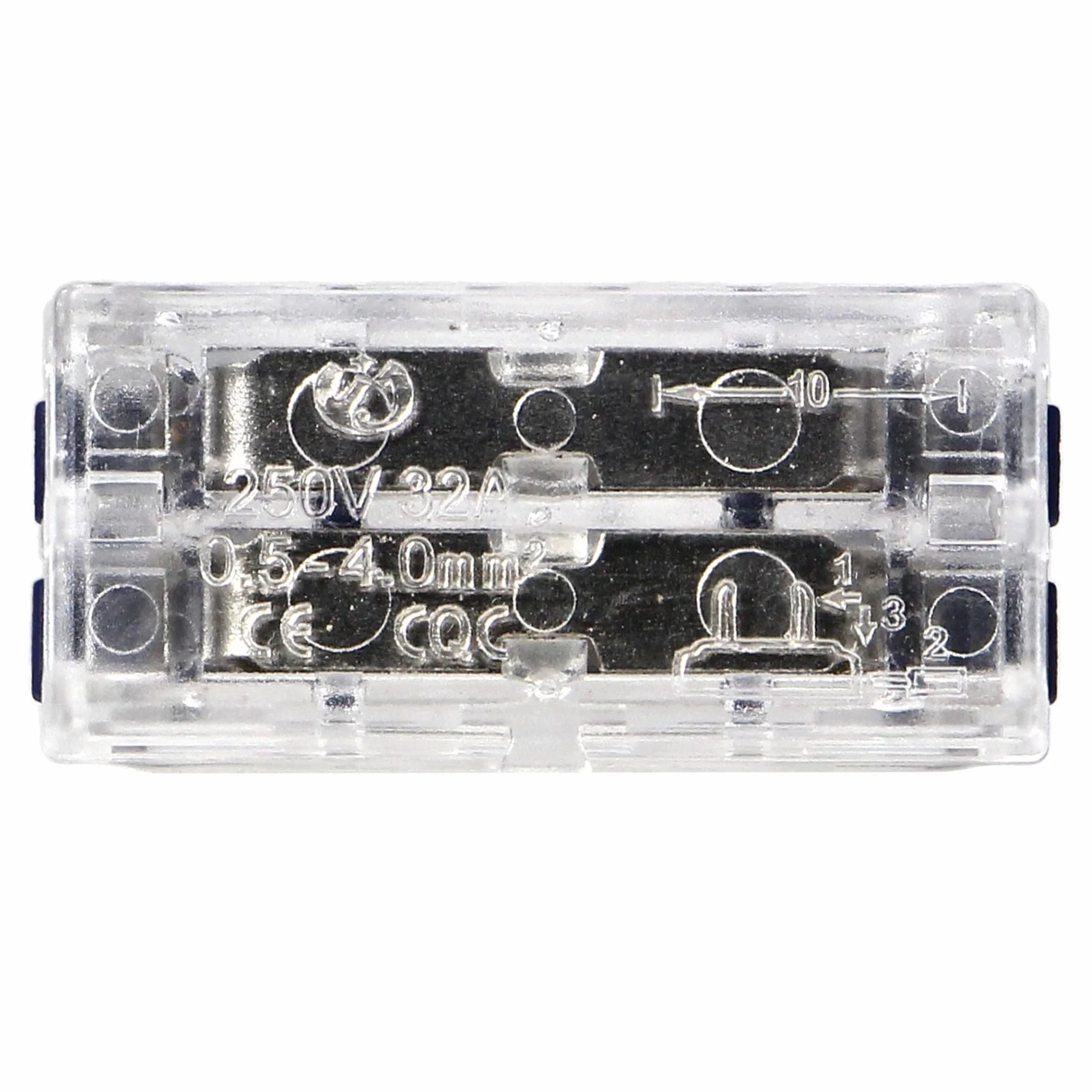 Szybkozłączka Dwustronna Elektryczna IEC 450V/32A 0,75-4mm² 2 przewodowa 6szt