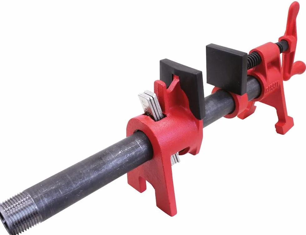 Bessey BPC-H34 Zestaw do Mocowania Rur, Czarny/Czerwony