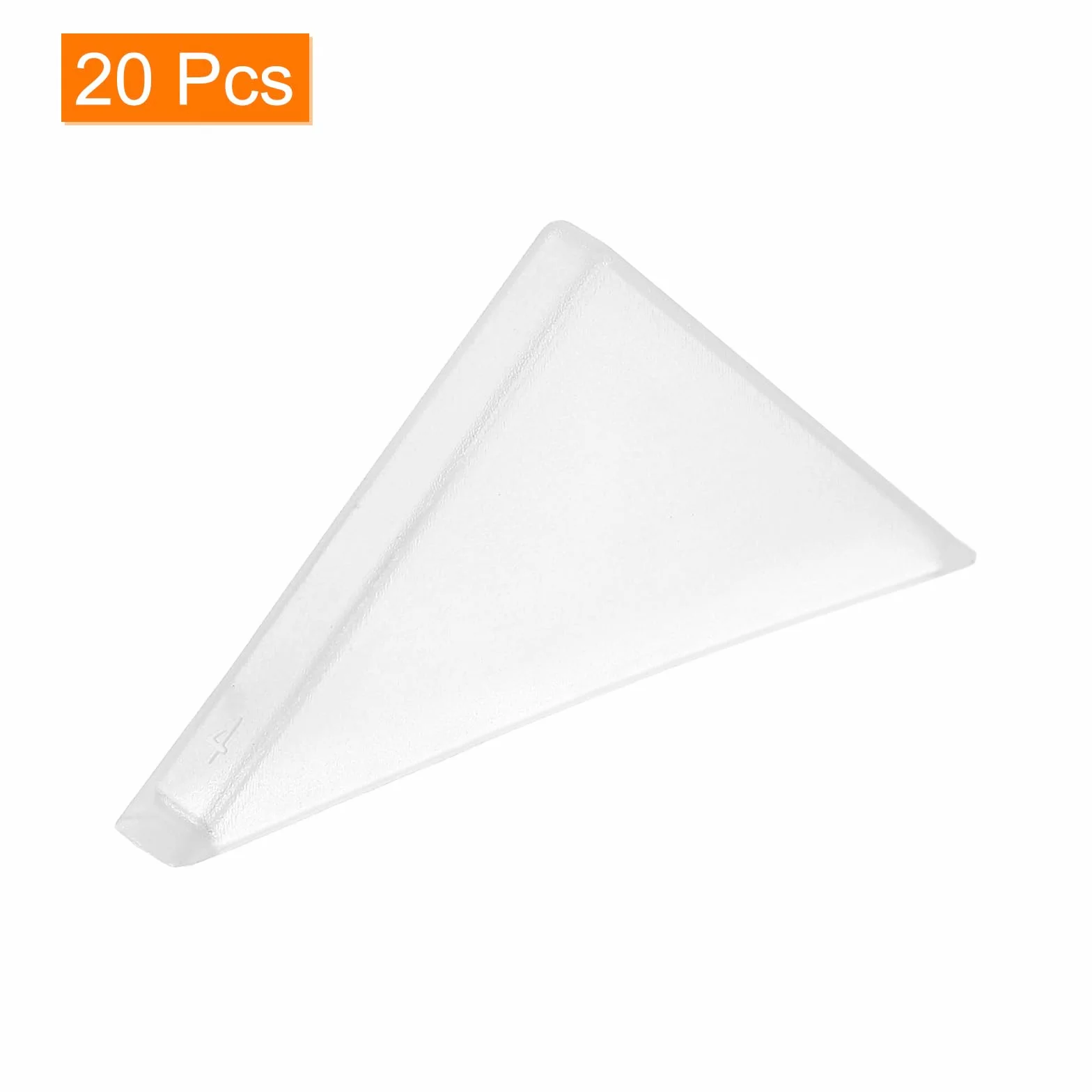 QUARKZMAN 20 szt. ochraniaczy narożnych z tworzywa sztucznego, 4 x 50 mm, narożnik, ochrona narożników, szkło, lustro, płytki, białe