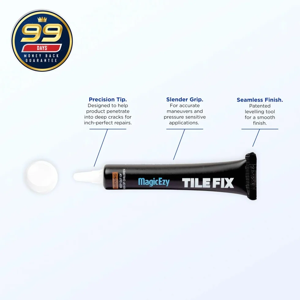 MagicEzy Tile Fix Kolorowy wypełniacz do płytek biały