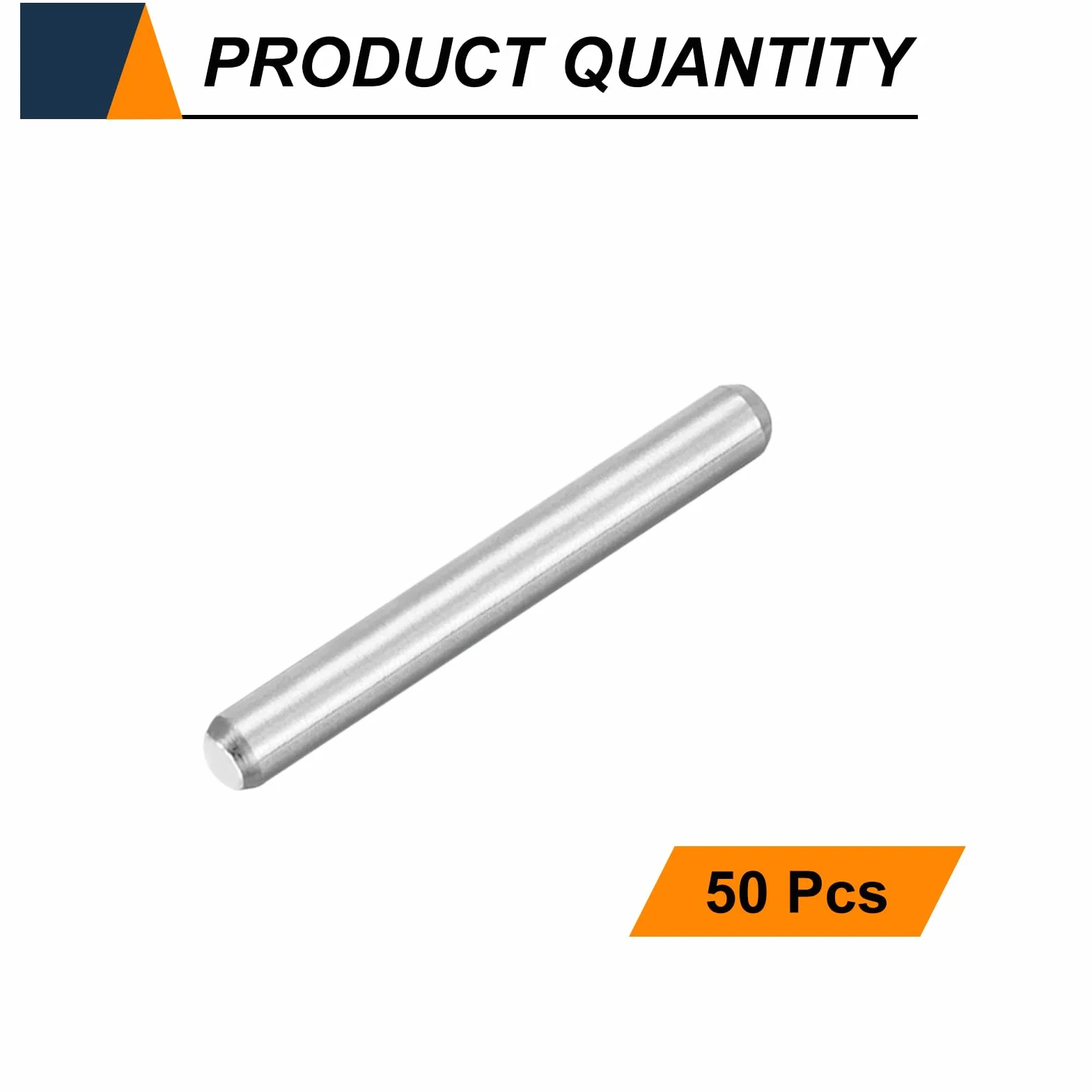 Kołki cylindryczne M2 x 16 mm ze stali nierdzewnej 304, 50 sztuk