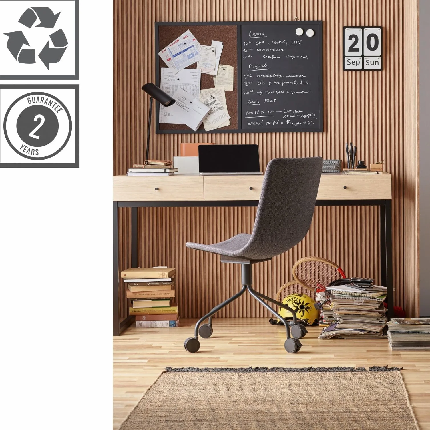 VOX Lamele ścienne R-TRIM LINERIO S NATUR. BLACK 2,65X24