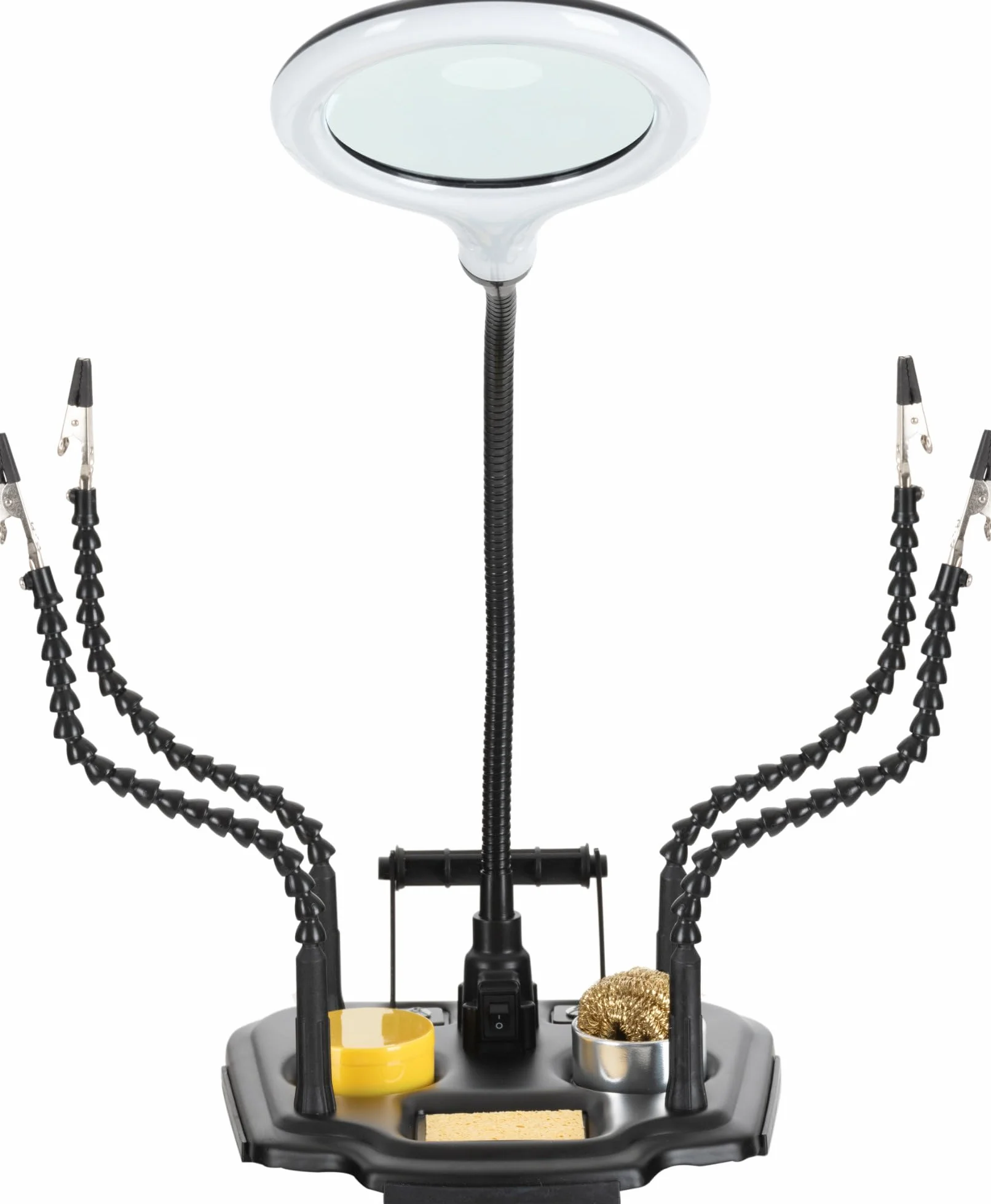 Stagecaptain LH-440 pomoc spawalnicza z lampą LED powiększającą 3/12 dioptrii elastyczne ramiona składana