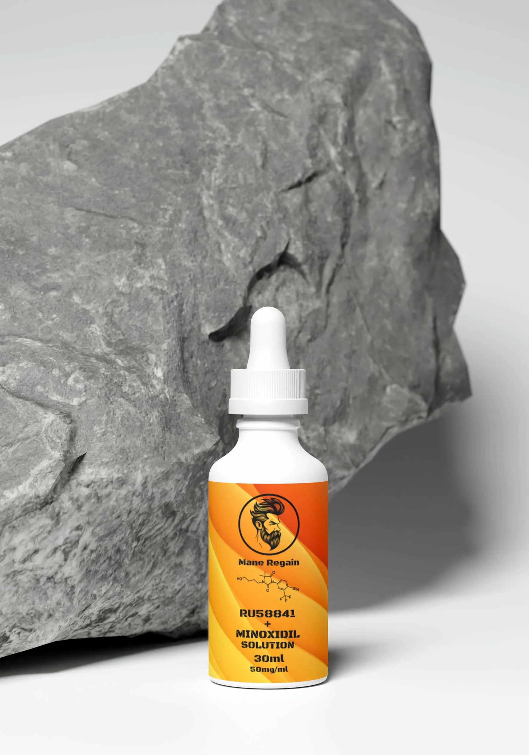 RU58841 i Minoxidil 5% roztwór (50 mg/ml) - DHT Bloker - Zaawansowane leczenie przeciw wypadaniu włosów - Antyandrogenny tonik do włosów - Wspomaga odrastanie włosów i