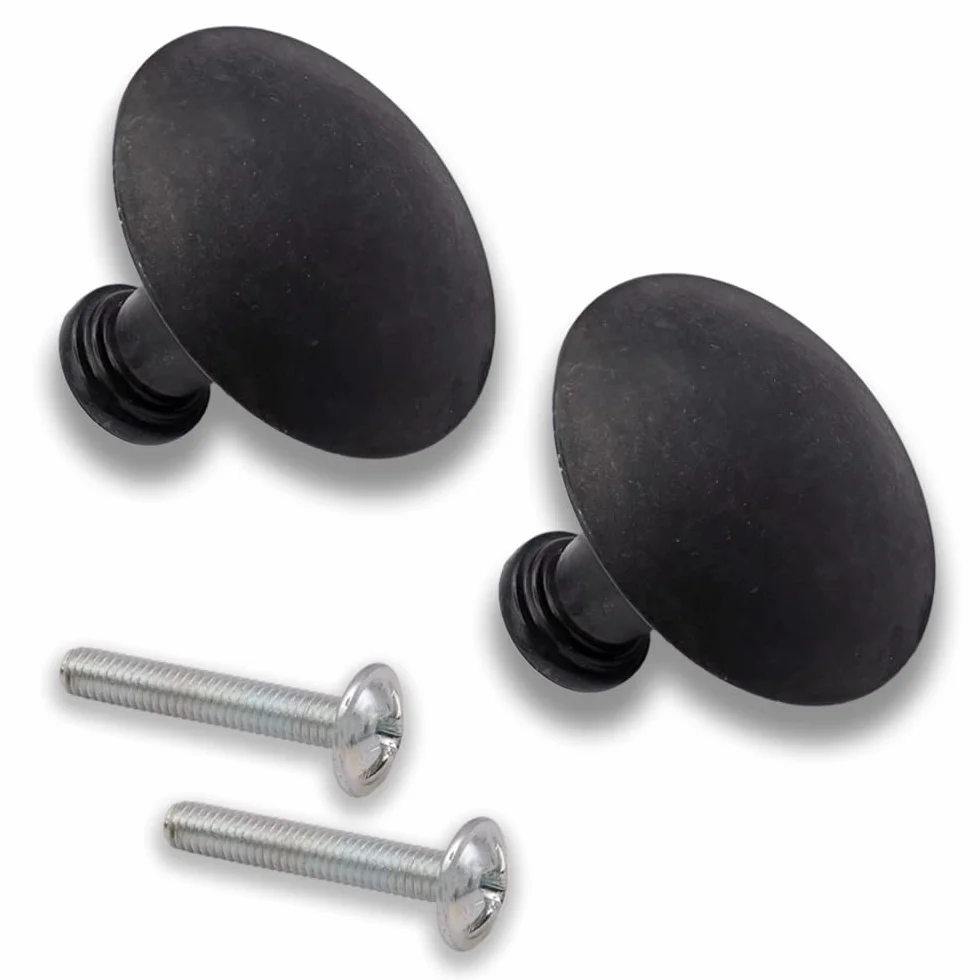 HEMNES Gałki metalowe 32 mm śruby Część # 117615 # 119976 (2 sztuki) do okuć meblowych IKEA