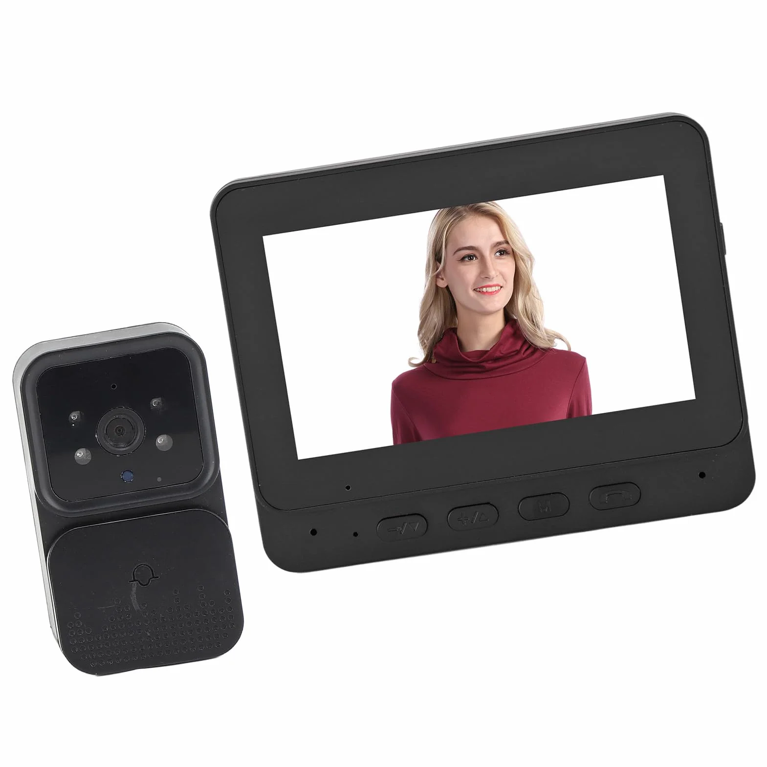 Bezprzewodowy wideodomofon WiFi Vsion z kamerą 1080P, dwukierunkowy domofon do mieszkań