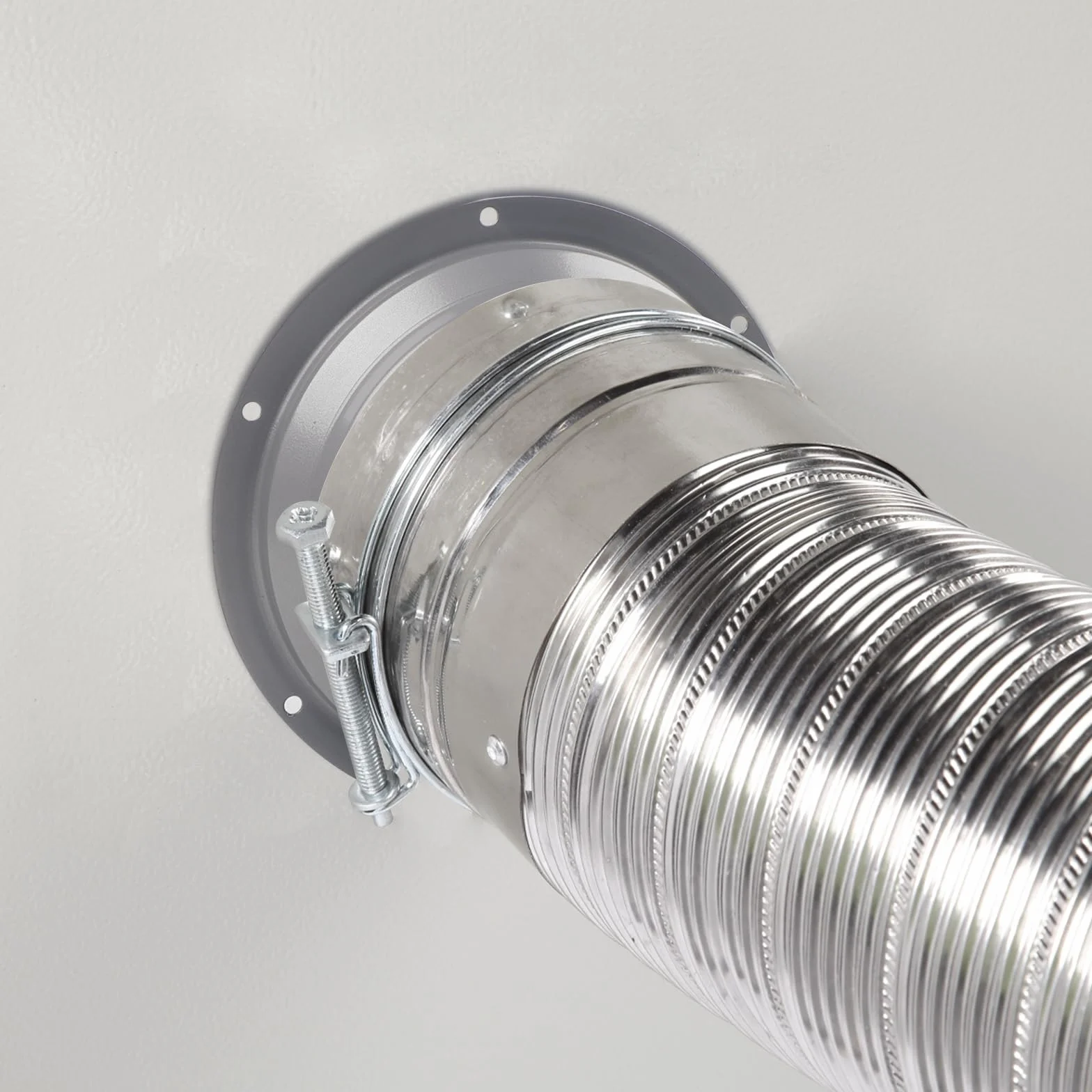 Kołnierz ścienny do klimatyzacji Ø 120 mm metalowy spawalniczy z zaciskami